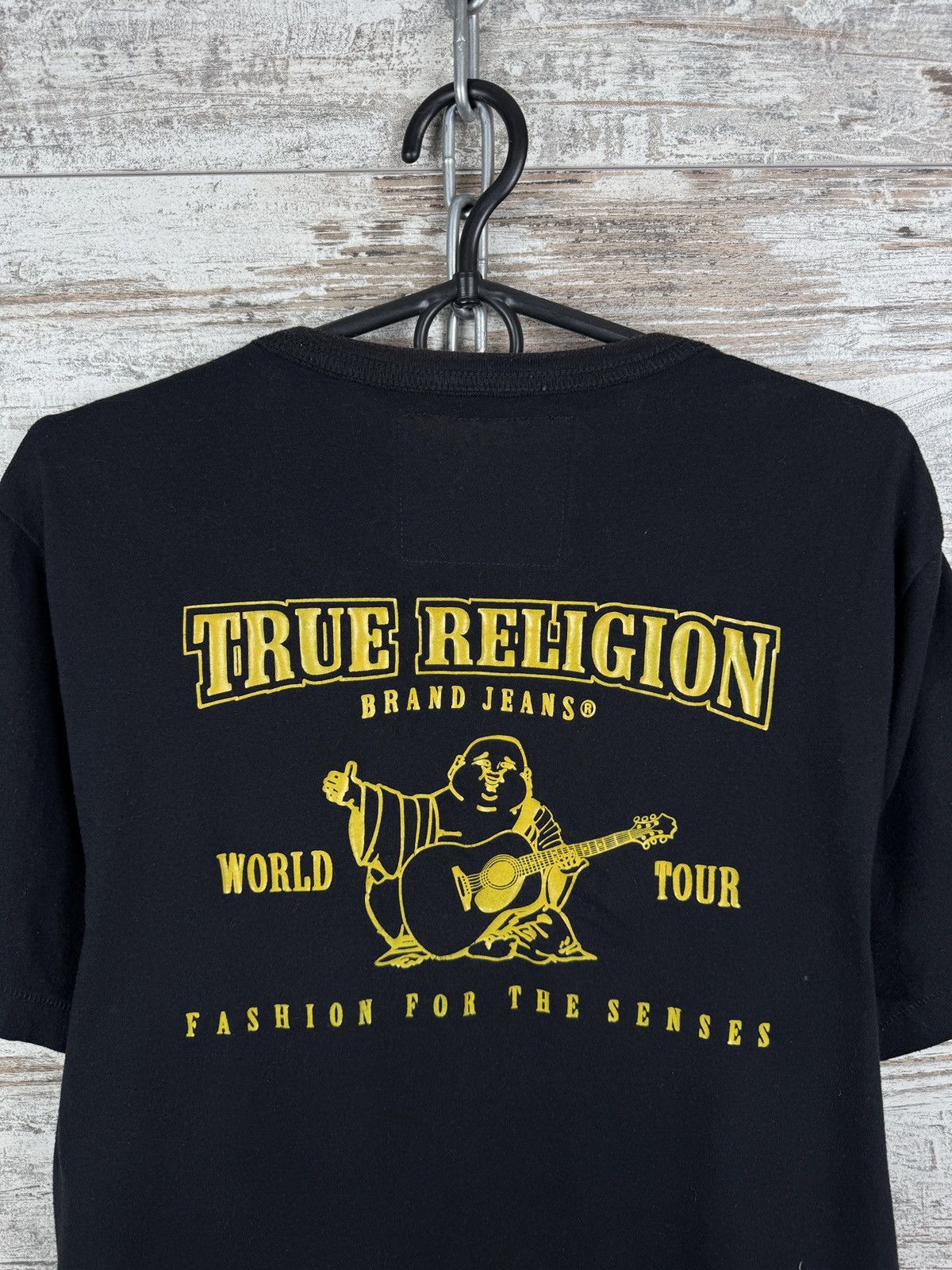 Japanese Brand Mens Vintage True Religion T-shirt big logo tee metallic Size US M / EU 48-50 / 2 - 3 Thumbnail