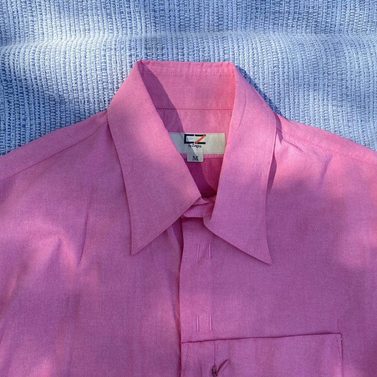 Ermenegildo Zegna × Vintage pink button up Size US M / EU 48-50 / 2 - 2 Thumbnail