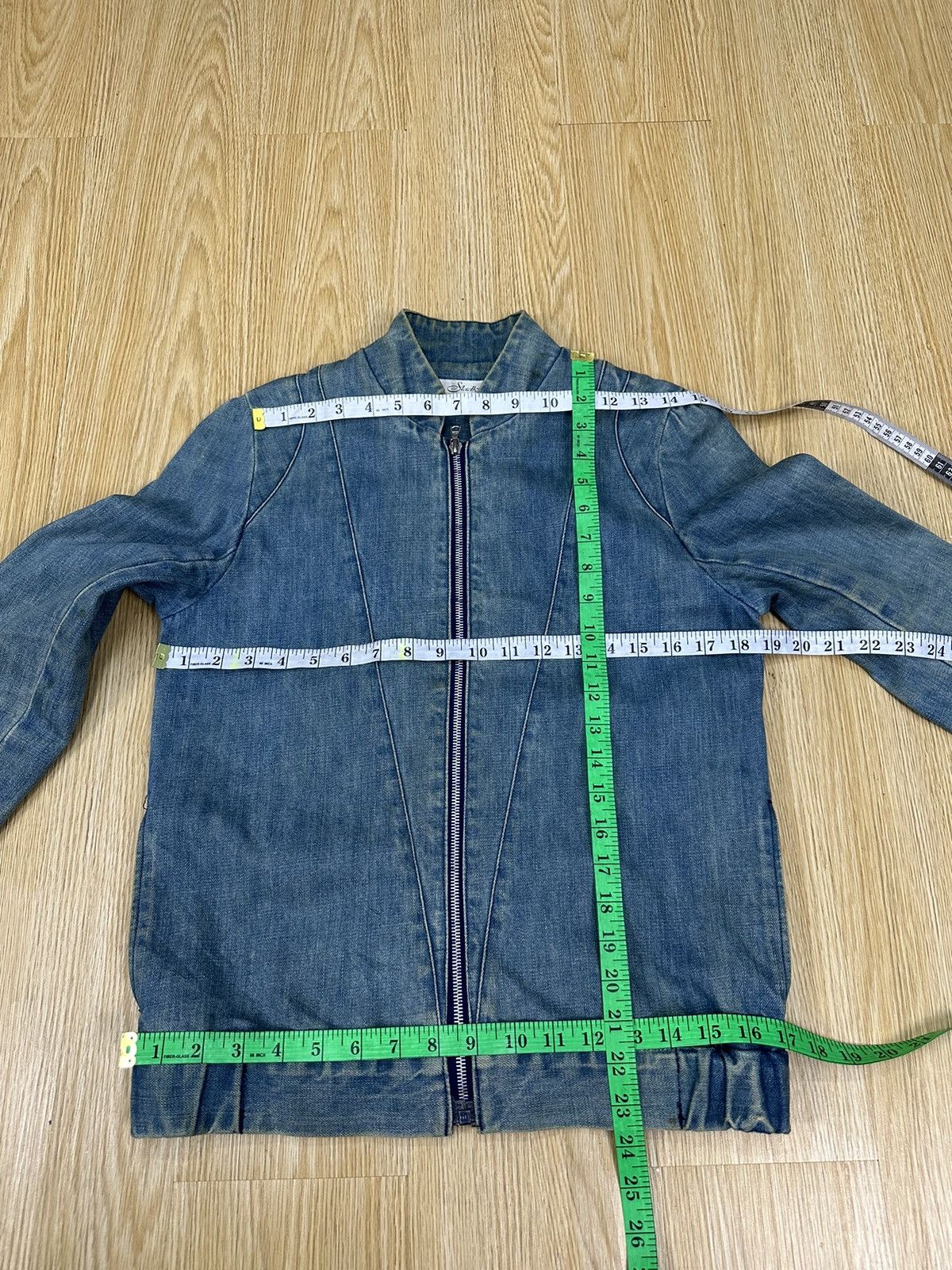 Vintage Rare Vintage Sladky Japan Worn Denim Jacket Z209 Size M / US 6-8 / IT 42-44 - 6 Thumbnail