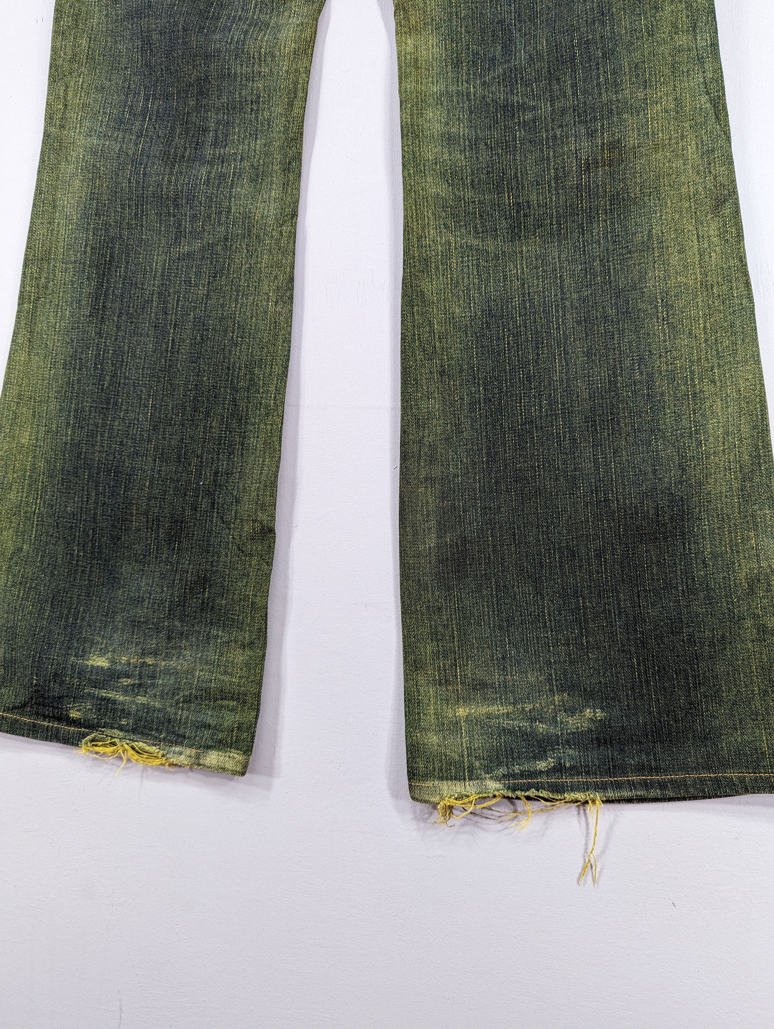 Wrangler 💥RARE💥Vintage Wrangler BlueBell Flared Bootcut Green Jeans Size US 33 - 10 Thumbnail