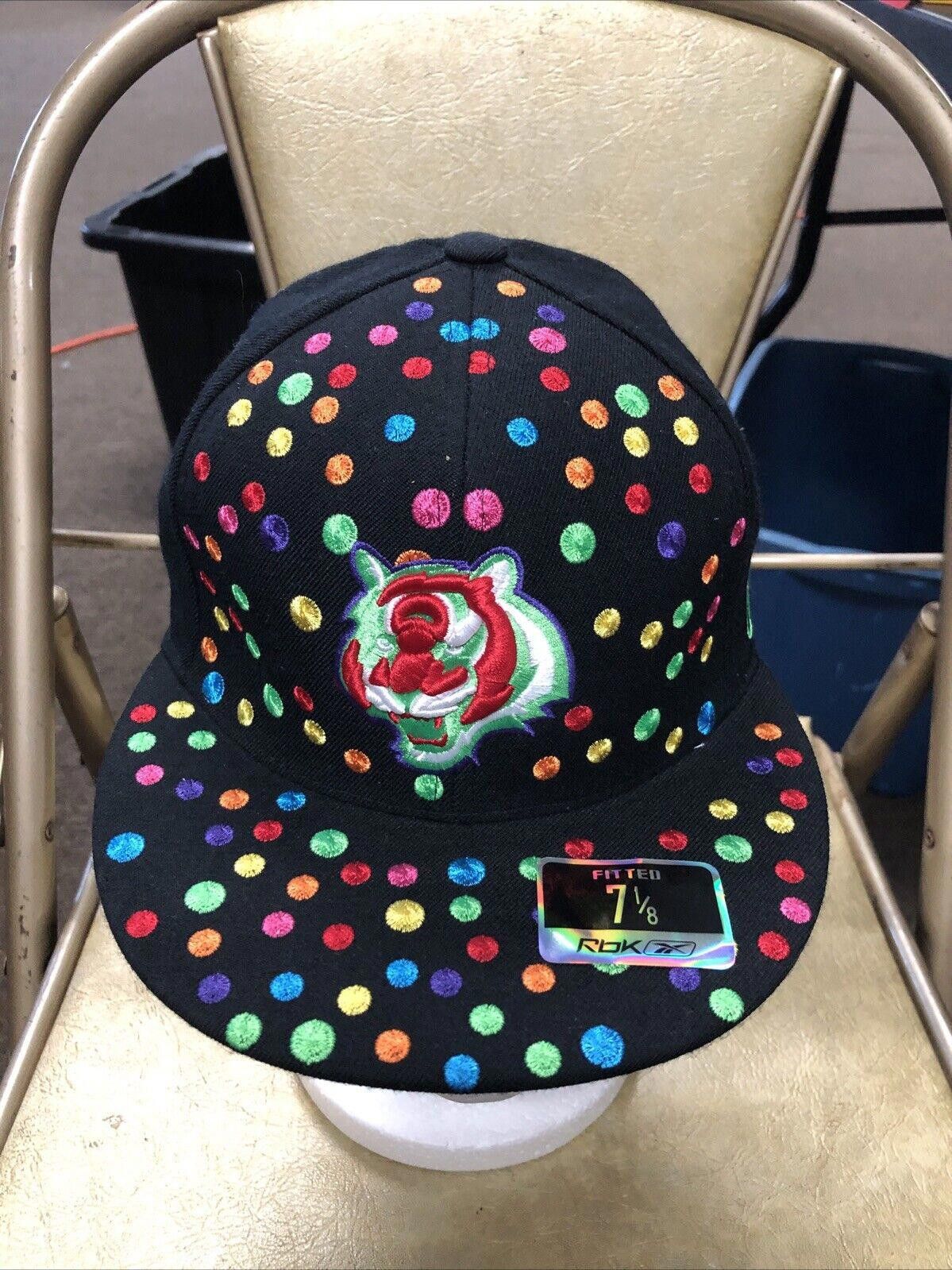 Reebok Cincinnati Bengals Reebok Polka Dots Fitted Hat Size: 7 1/8 Size ONE SIZE - 1 Thumbnail
