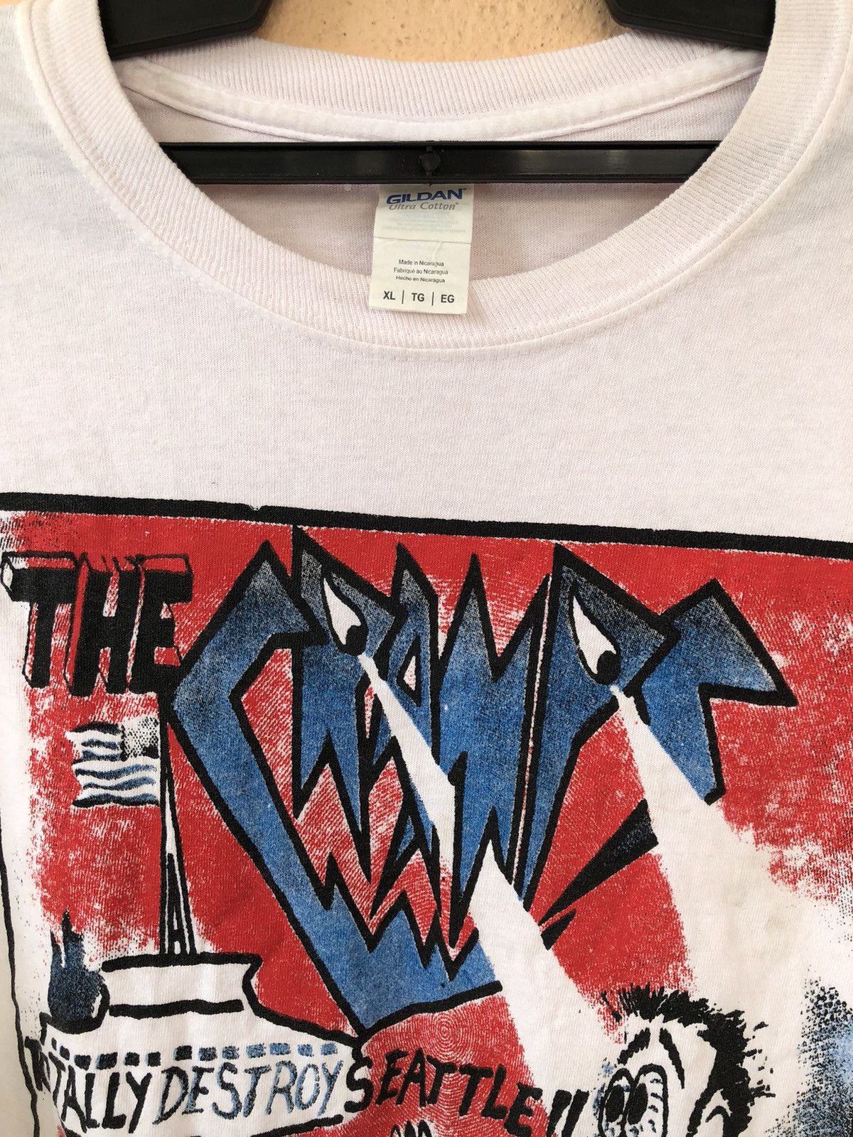 Band Tees THE CRAMPS Punk Shirt Crop Top Size US XL / EU 56 / 4 - 4 Thumbnail