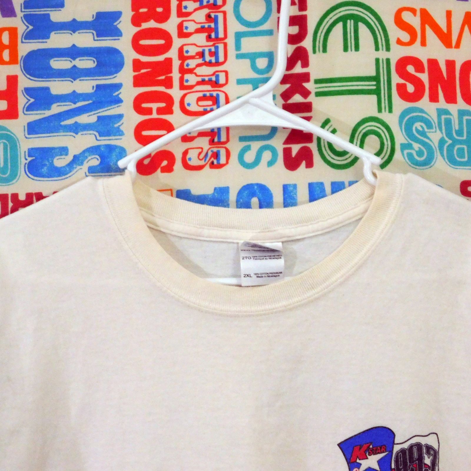 Gildan KStar Country 99.7 T Shirt Size 2XL Montgomery TX KVST Flag Size US XXL / EU 58 / 5 - 5 Thumbnail