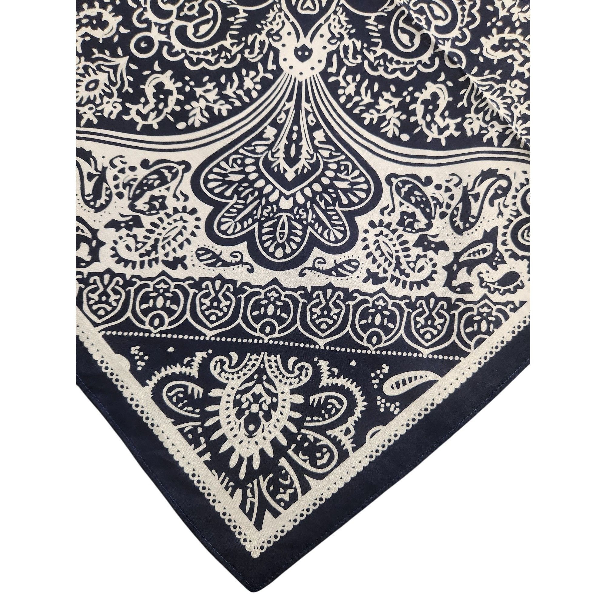 Other Cotton Bandanas Paisley Print Handkerchiefs 3-Pack Black/Gra Size ONE SIZE - 9 Thumbnail