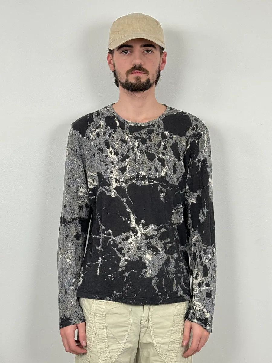 Just Cavalli 2000s Cavalli Bacteria Black Longsleeves Size US M / EU 48-50 / 2 - 2 Thumbnail