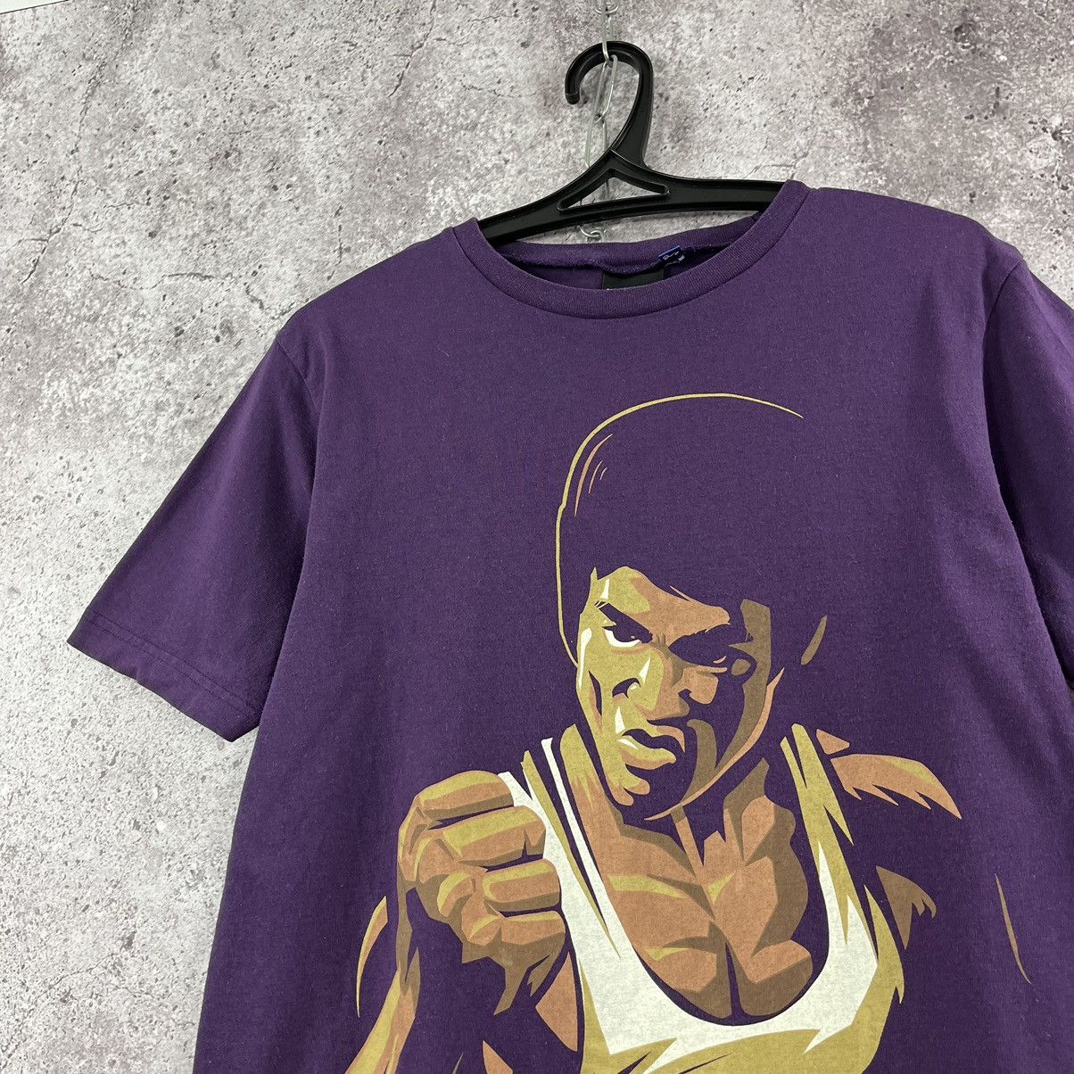 Japanese Brand Bruce Lee Tee Japanese Style Y2K Purple Big Logo Size M Size US M / EU 48-50 / 2 - 5 Thumbnail