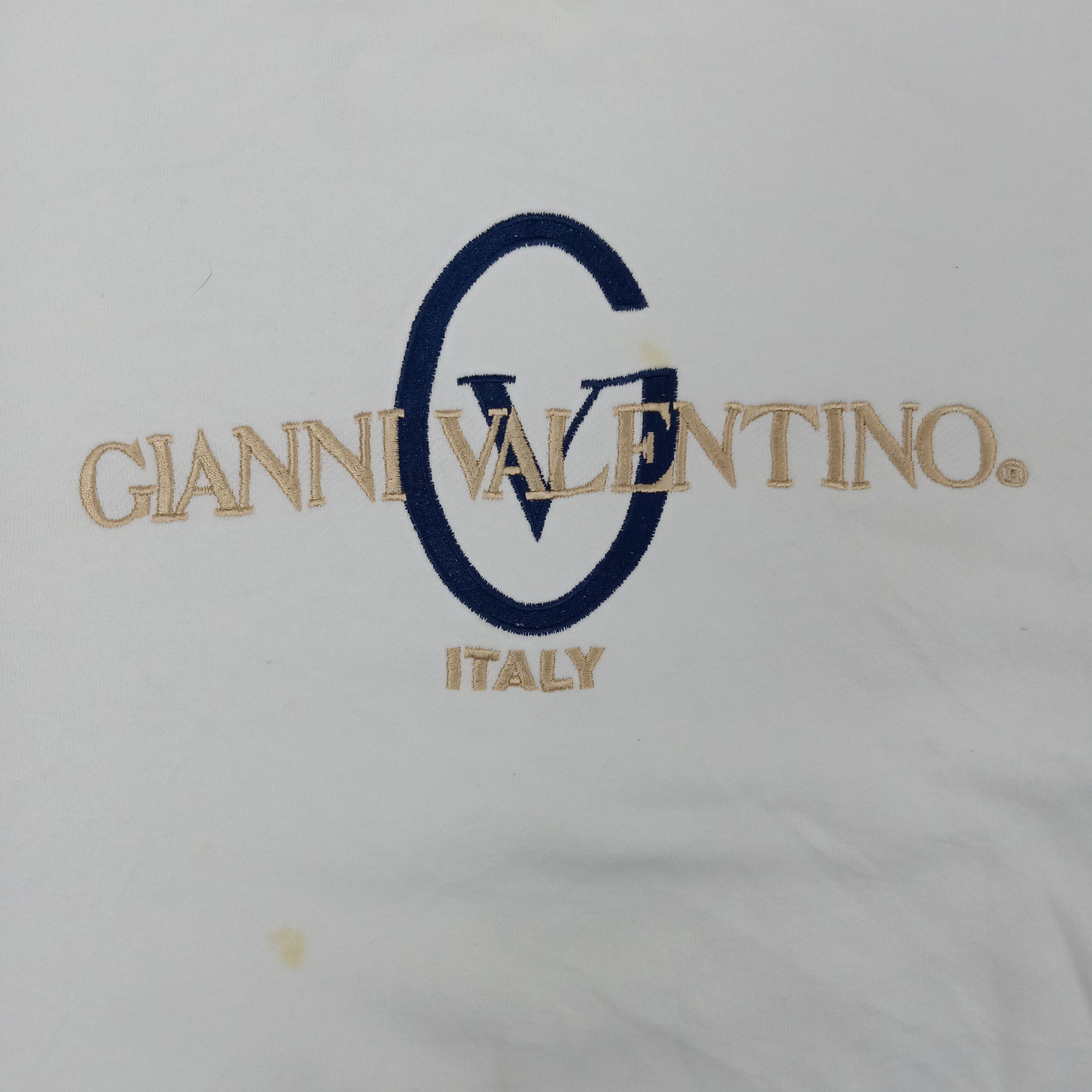 Gianni Valentino × Vintage Gianni Valentino Italian Brand Embroidery Sweatshirt Size US XXL / EU 58 / 5 - 2 Thumbnail