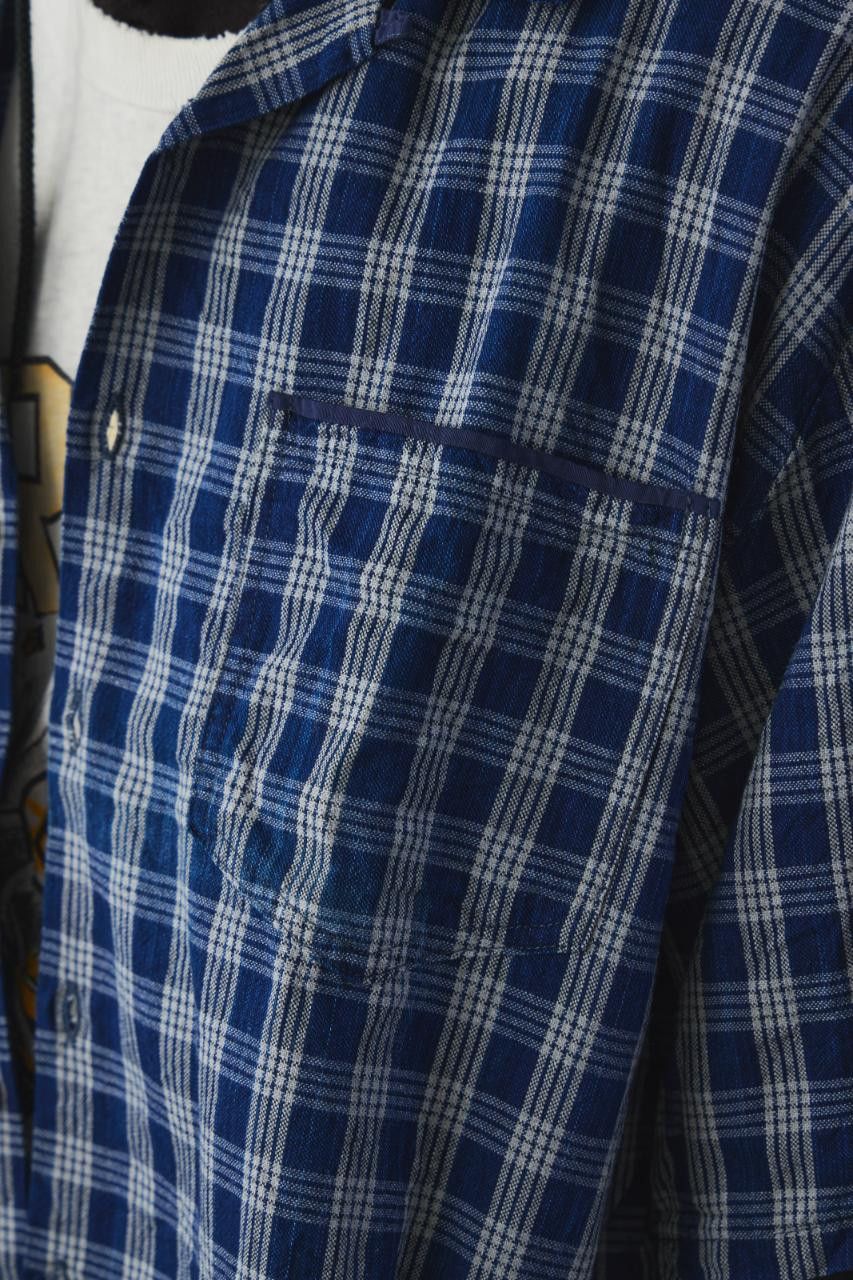 Porter Classic Porter Classic - PALAKA SHORT SLEEVE SHIRT - INDIGO Size US XL / EU 56 / 4 - 4 Thumbnail