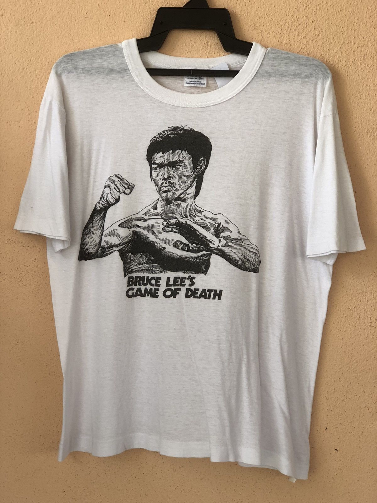 Vintage Vintage 80s GAME OF DEATH Bruce Lee Movie Size US L / EU 52-54 / 3 - 1 Thumbnail