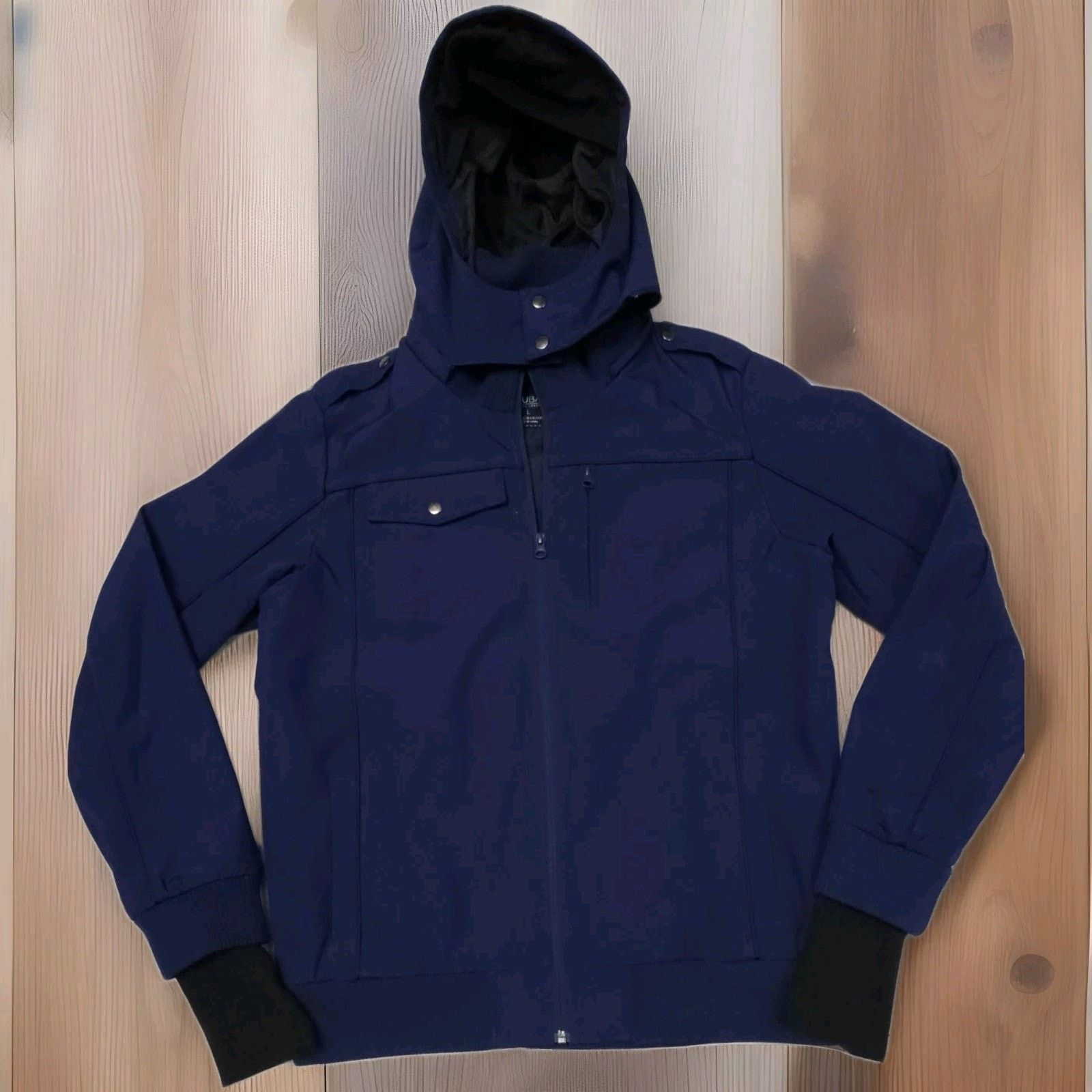 Other BAUBAX Full Zip Hooded Travel Bomber Jacket Hoodie Blue L Size US L / EU 52-54 / 3 - 5 Thumbnail