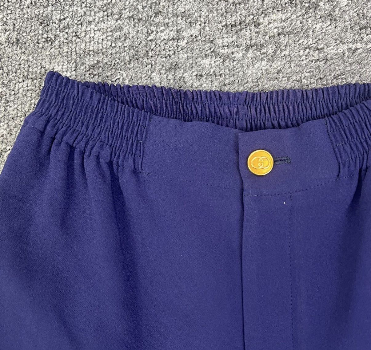 Gucci gucci Double G Gold Button Silk Jogger Pants K12 Size 25" / US 0 / IT 36 - 3 Thumbnail