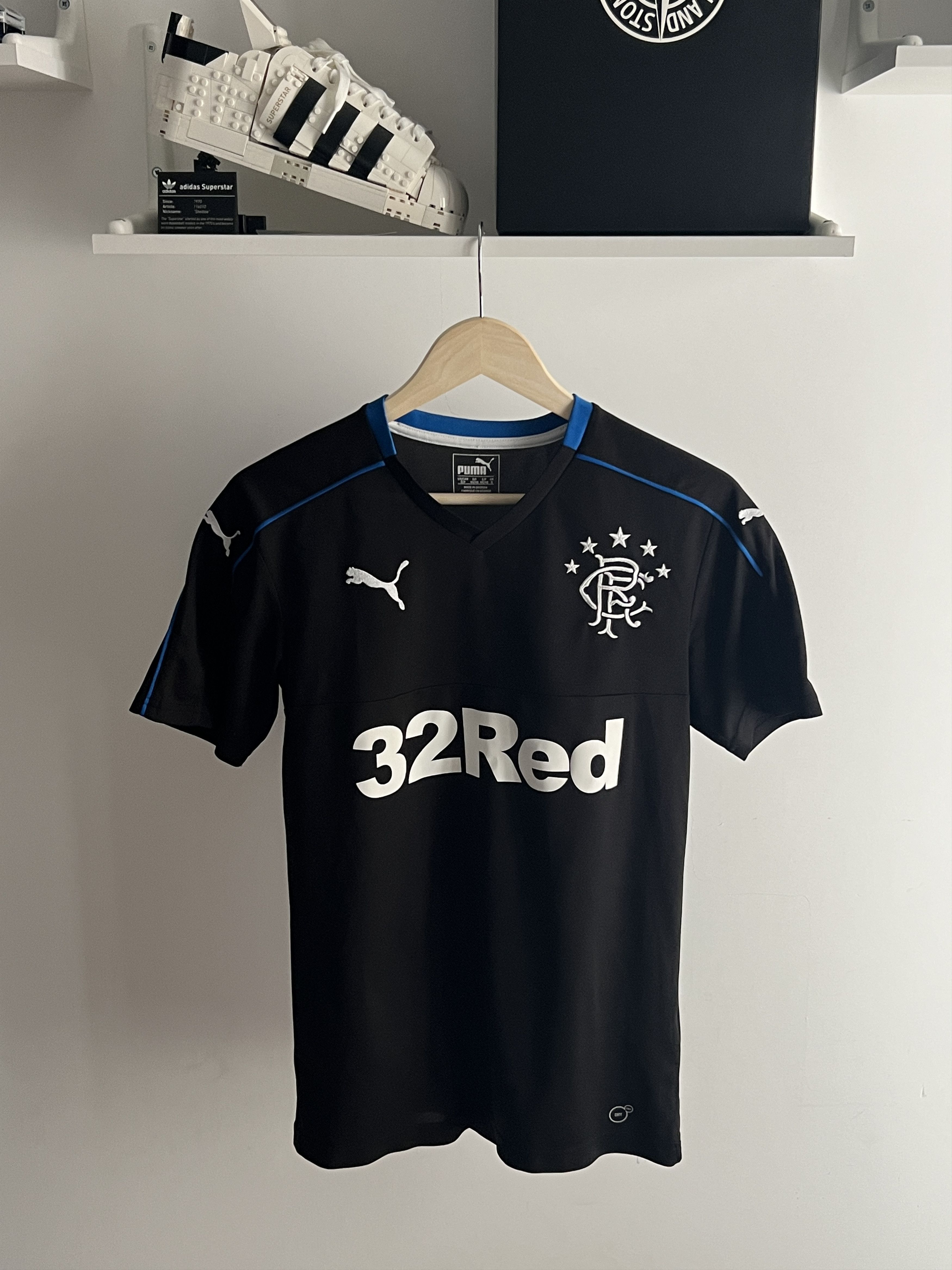 Puma × Vintage Soccer Jersey Rangers F.C Glasgow Football Size US S / EU 44-46 / 1 - 1 Thumbnail