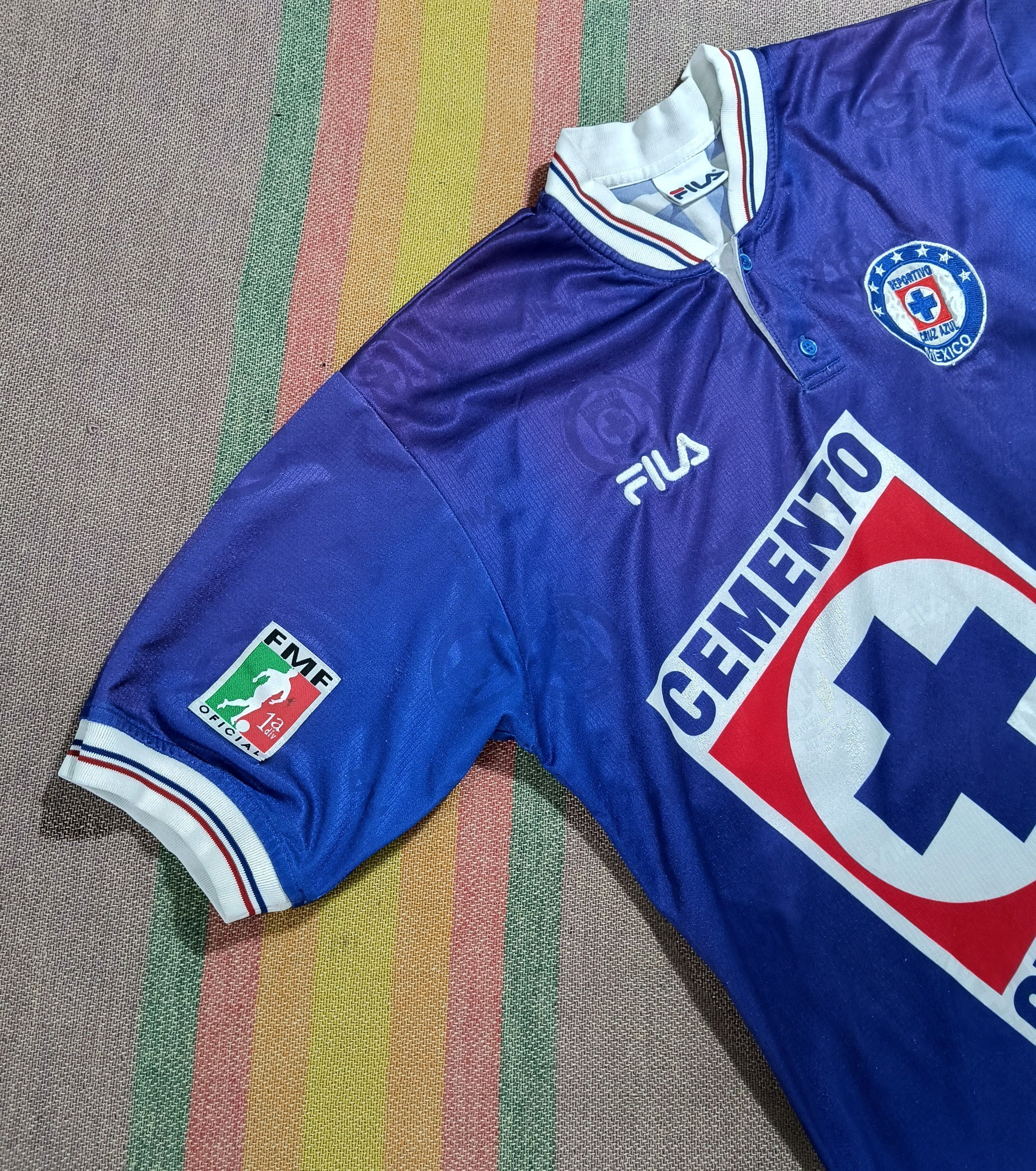 Fila Vintage deportivo Cruz Azul winter 1997 soccer jersey Size US M / EU 48-50 / 2 - 3 Thumbnail