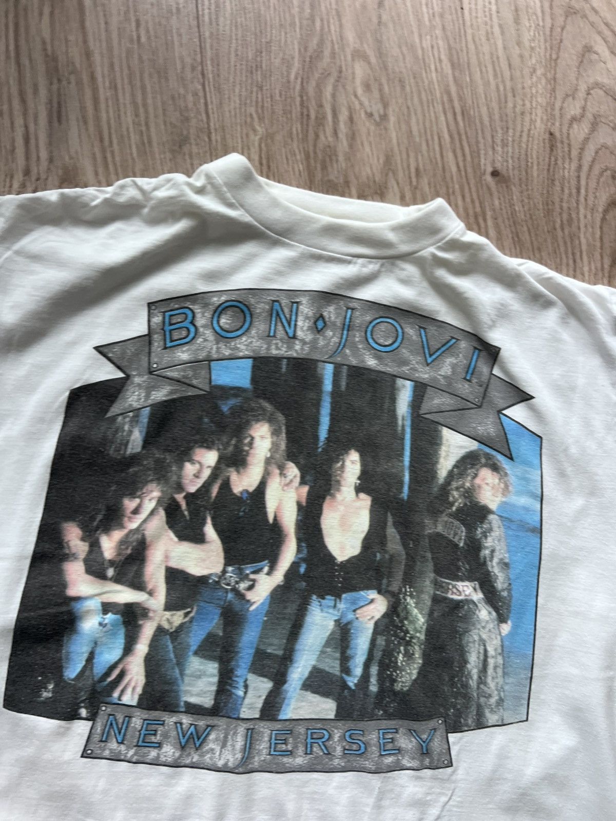 Vintage Vintage mega rare tee Bon Jovi 80’s Size US M / EU 48-50 / 2 - 8 Thumbnail