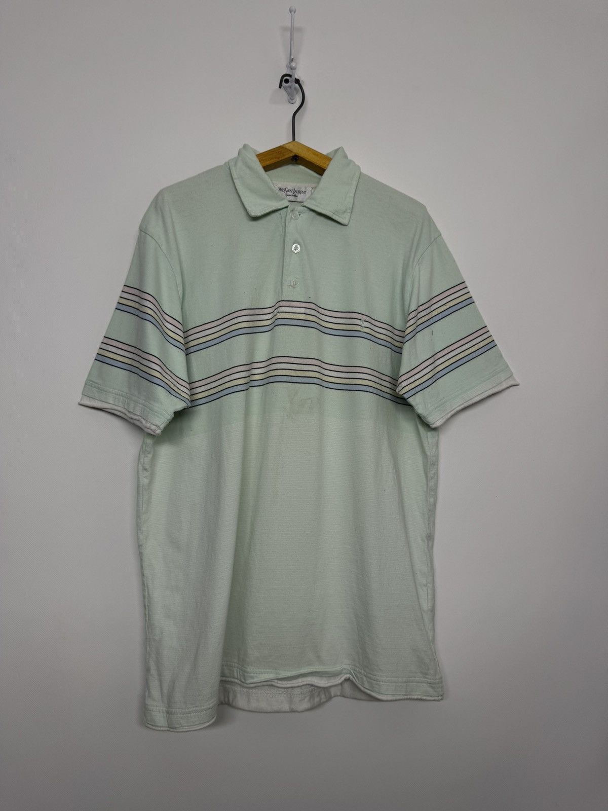 Yves Saint Laurent Vintage Luxury Yves Saint Laurent YSL Polo Shirt vintage Size US L / EU 52-54 / 3 - 2 Thumbnail