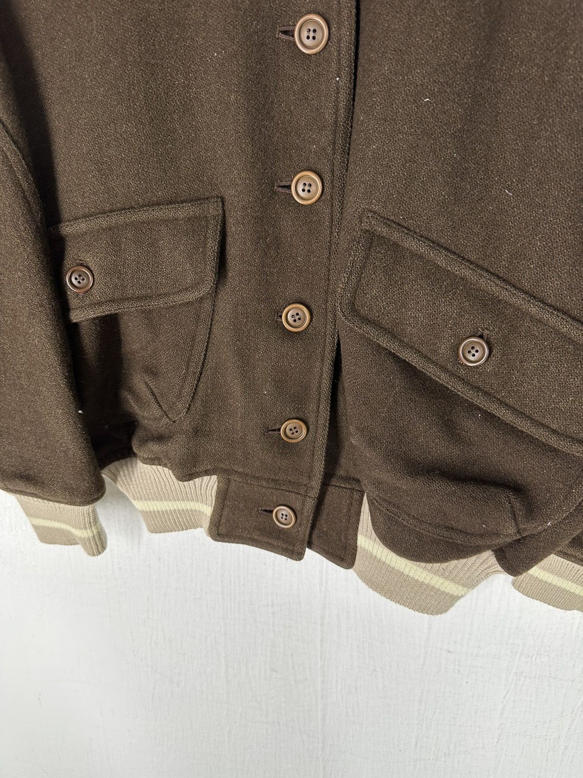 Vintage Vintage 90’s Nougat Sugar Co. LTD Varsity Wool Jacket Size US M / EU 48-50 / 2 - 9 Thumbnail