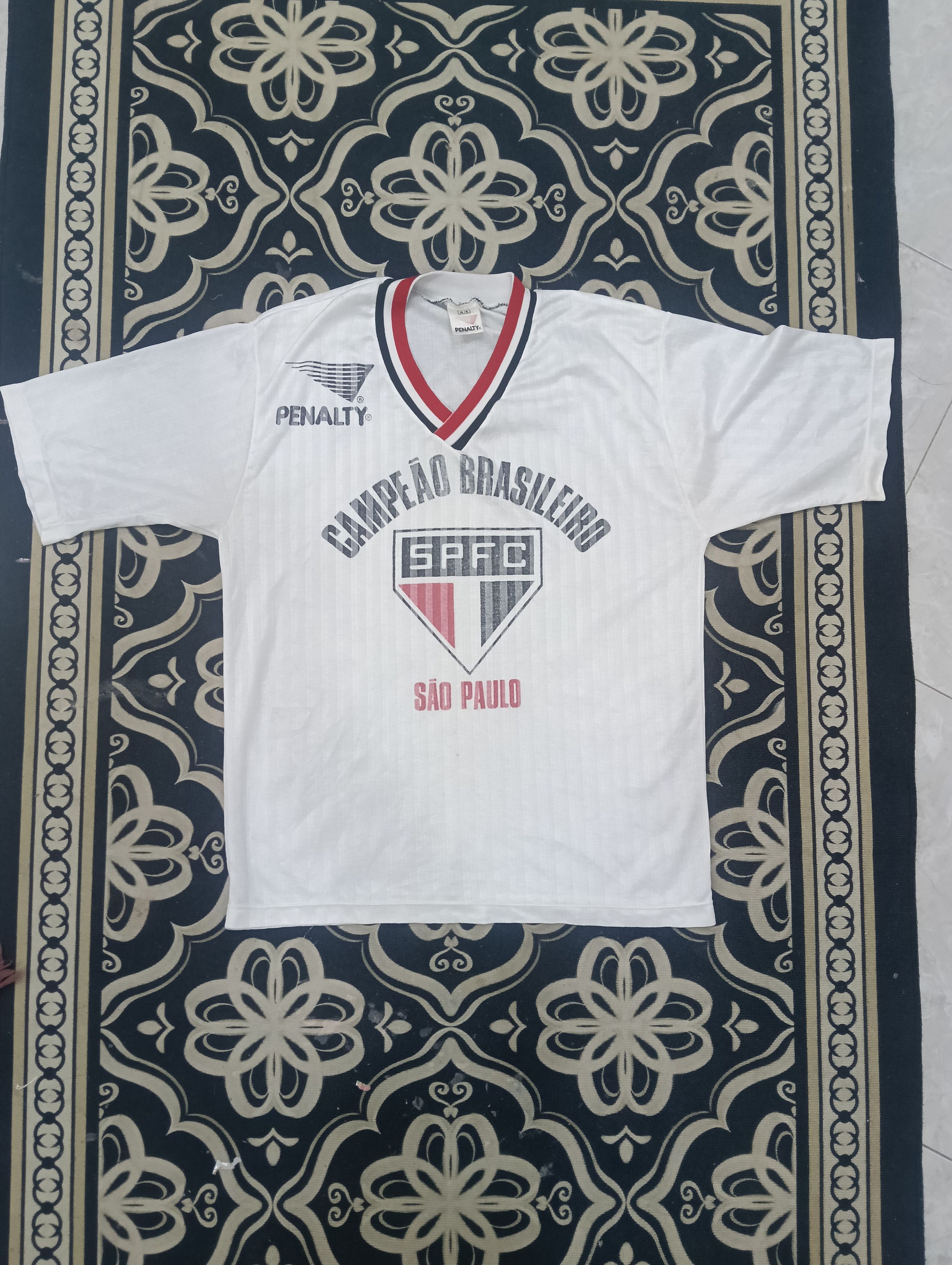 Vintage Rare Vintage Sao Paulo Soccer Club Jersey Size US M / EU 48-50 / 2 - 1 Thumbnail
