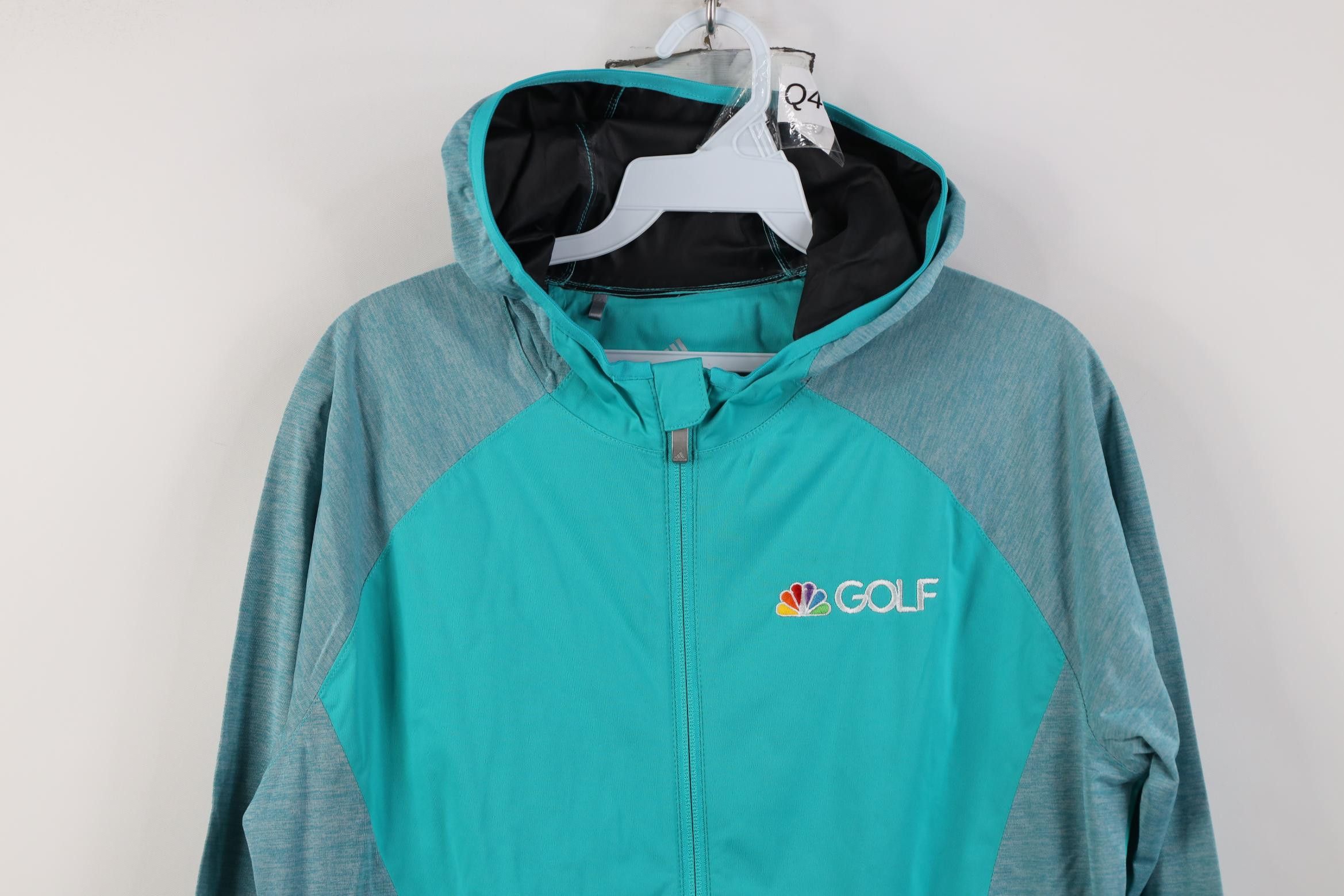 Adidas Adidas Golf Sports Climastorm Full Zip Hooded Rain Jacket Size US M / EU 48-50 / 2 - 2 Thumbnail