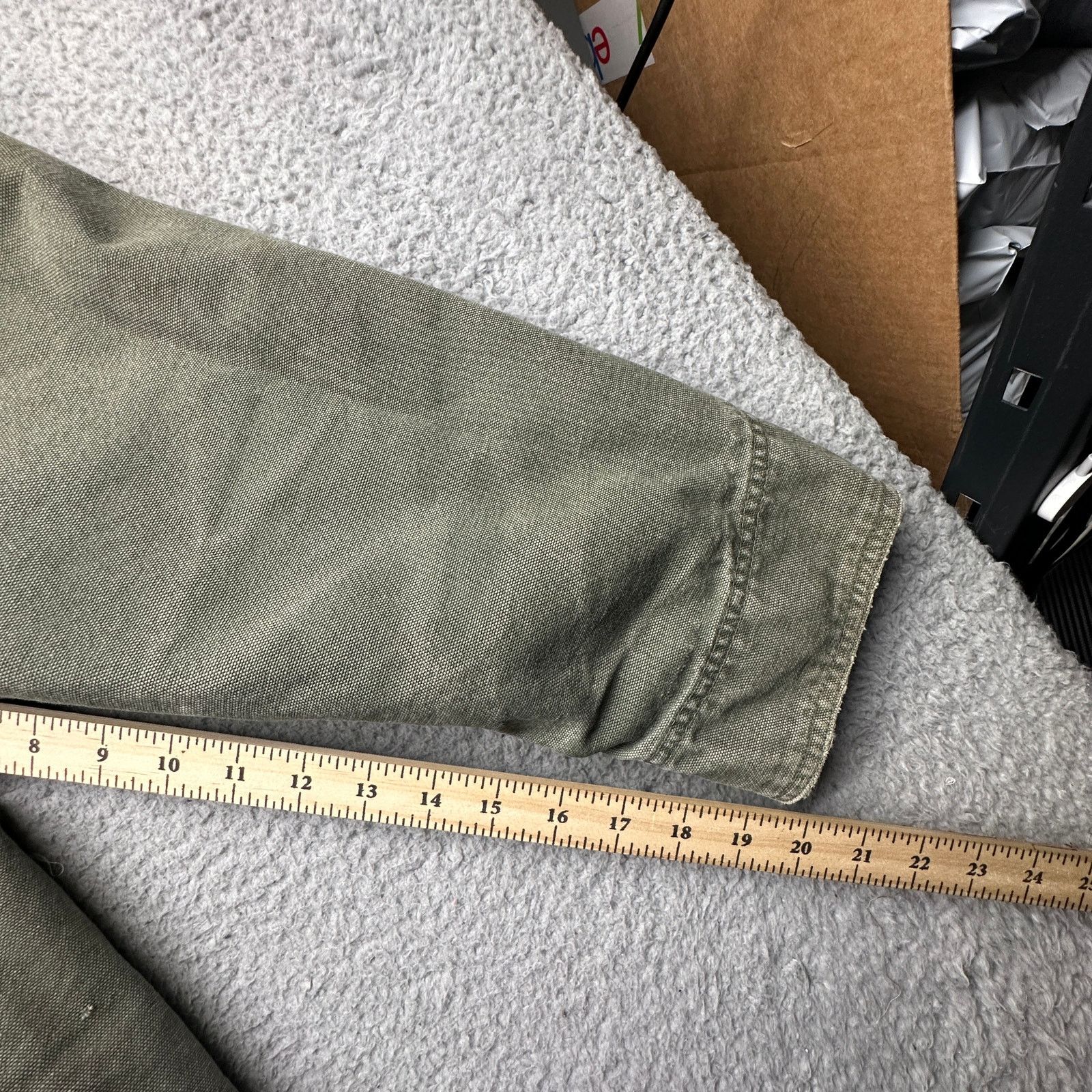 L.L. Bean LL Bean JX75 Primaloft Plaid Lined Canvas Barn Coat Mens XL Size US XL / EU 56 / 4 - 4 Thumbnail