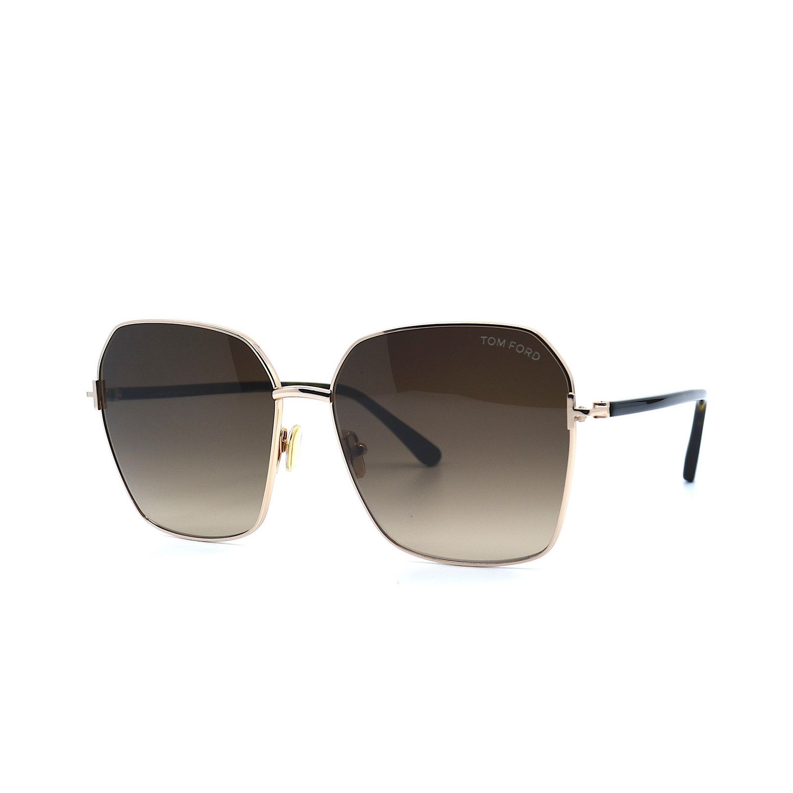 Tom Ford TOM FORD CLAUDIA-02 TF839 52F GOLD BROWN GRADIENT SUNGLASSES Size ONE SIZE - 3 Thumbnail