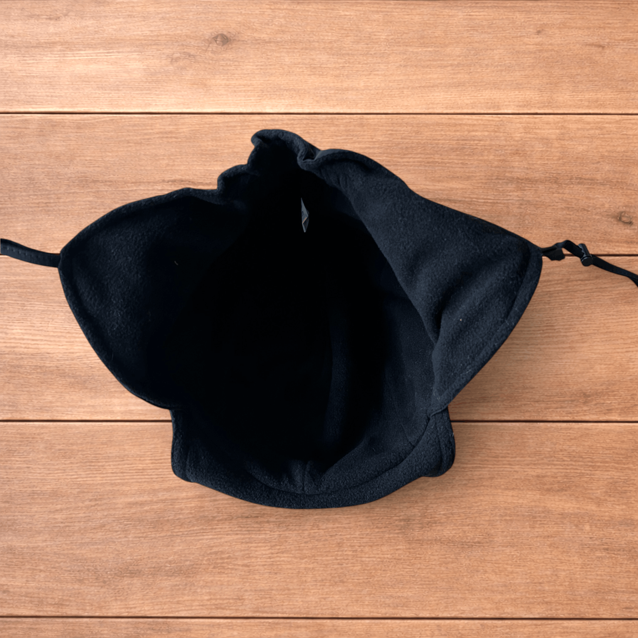 Japanese Brand Insane Military Pilot Trapper padded fluffy hat in black. Size ONE SIZE - 5 Thumbnail