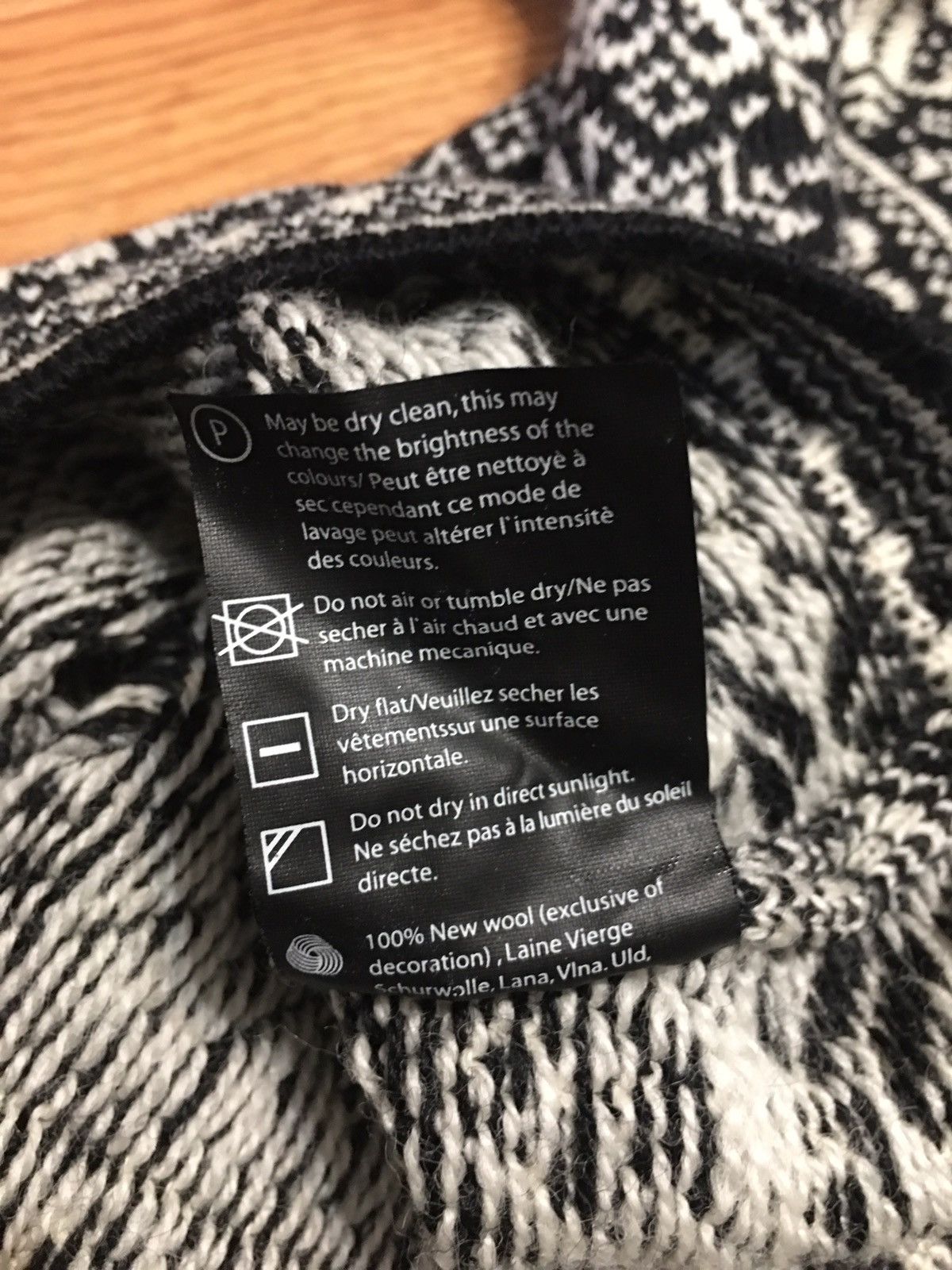 Dale Of Norway DALE of Norway Black/White Virgin New Wool Peace Sweater S Size S / US 4 / IT 40 - 16 Thumbnail