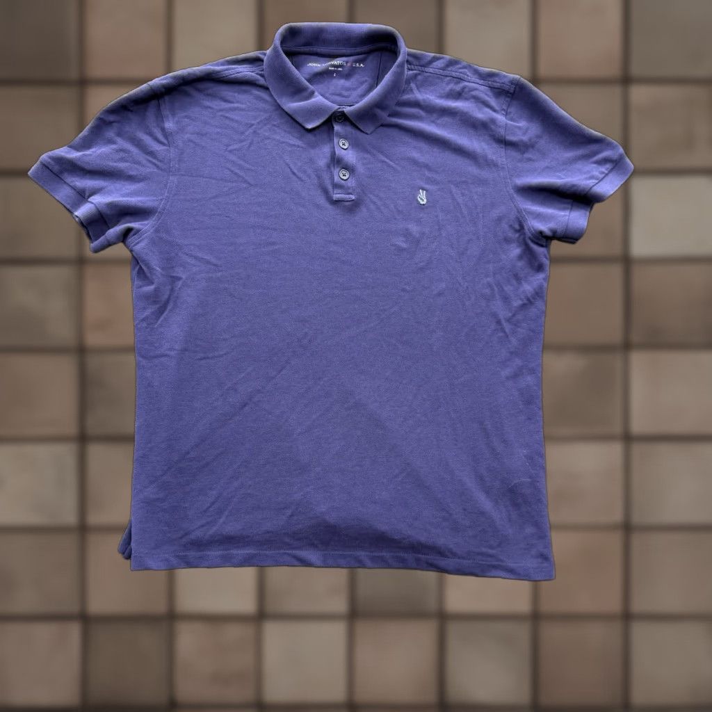 John Varvatos John Varvatos Polo Shirt Men Large Purple Cotton Golf Outdoors Preppy Size US L / EU 52-54 / 3 - 1 Thumbnail