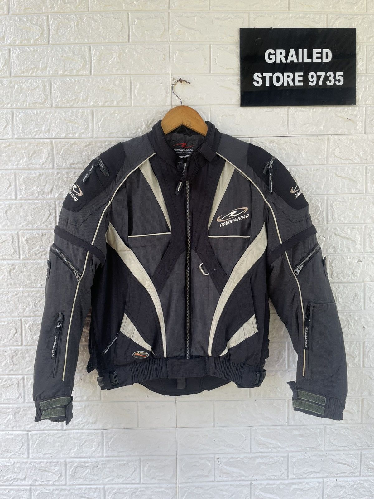 Japanese Brand × Vintage Vintage Rough&Road Motorcycle Jacket Size US M / EU 48-50 / 2 - 1 Thumbnail