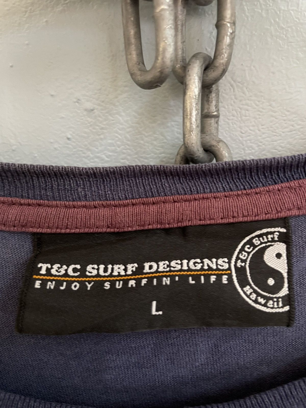Vintage Vintage T&C surf design Hawaii t shirt Size US L / EU 52-54 / 3 - 8 Thumbnail