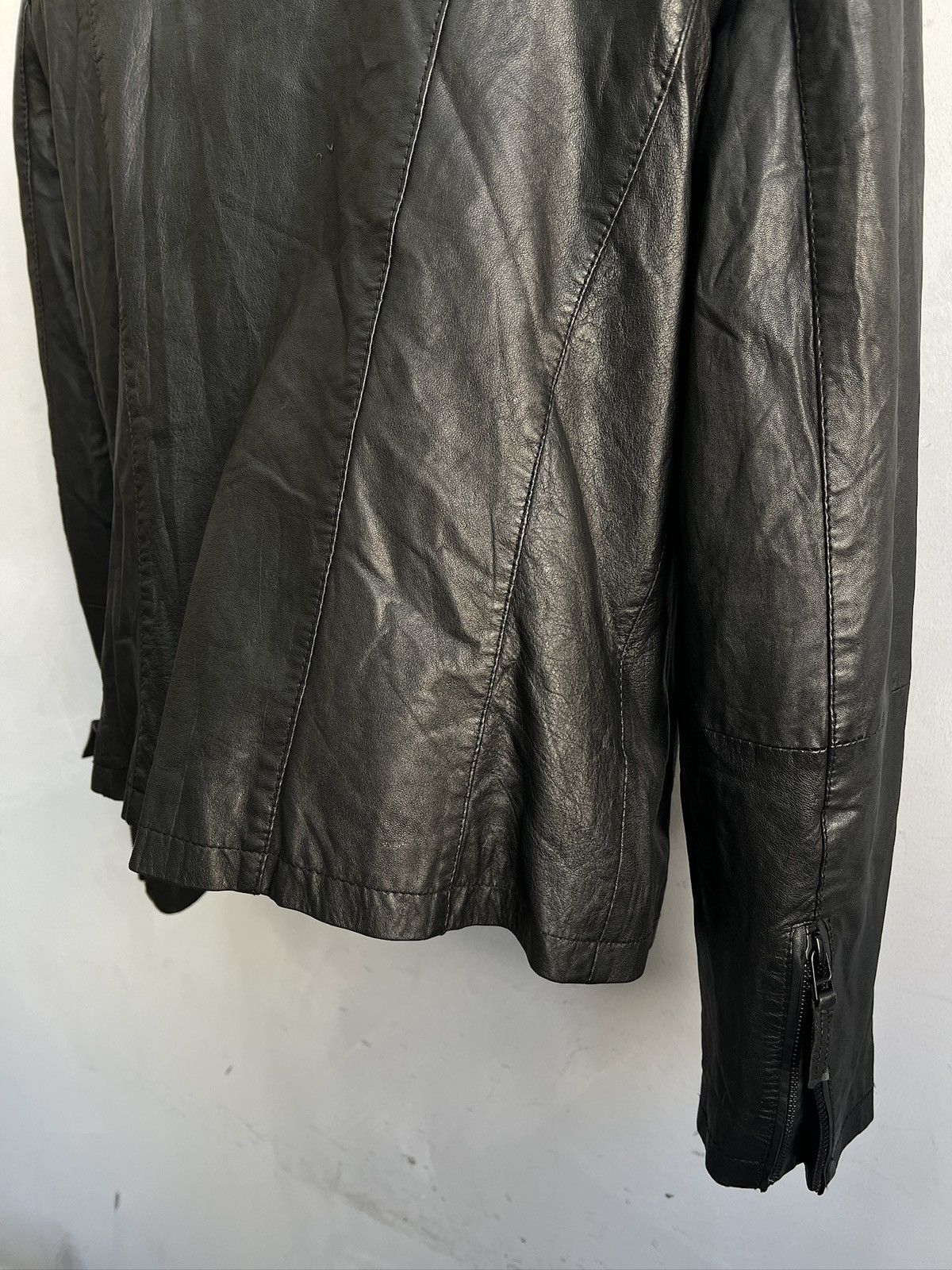 14th Addiction Gothic biker style y2k black leather jacket 14th addiction Size US M / EU 48-50 / 2 - 10 Thumbnail