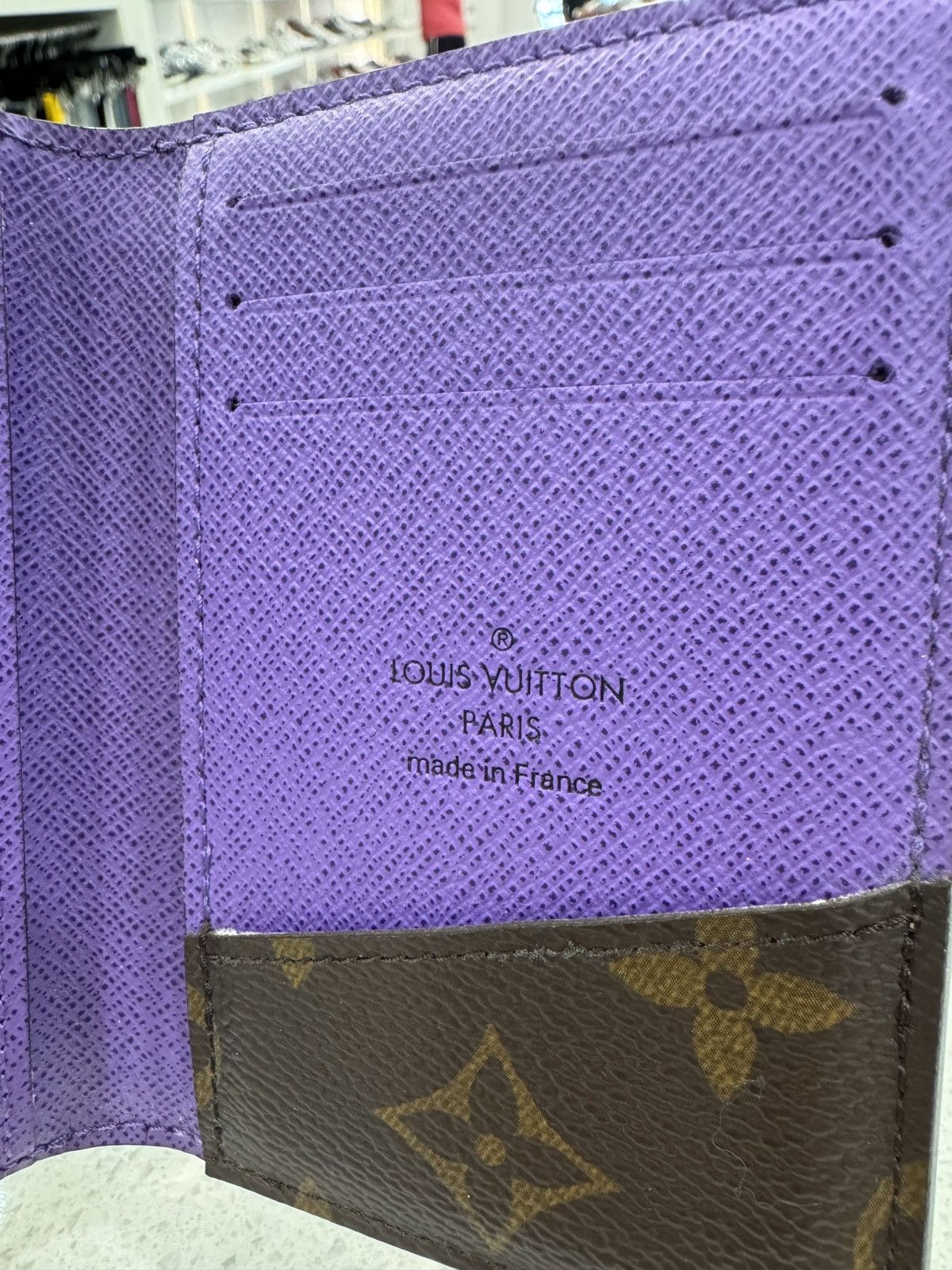 Louis Vuitton Louis Vuitton Purple Monogram Macassar Pocket Organizer Size ONE SIZE - 5 Thumbnail