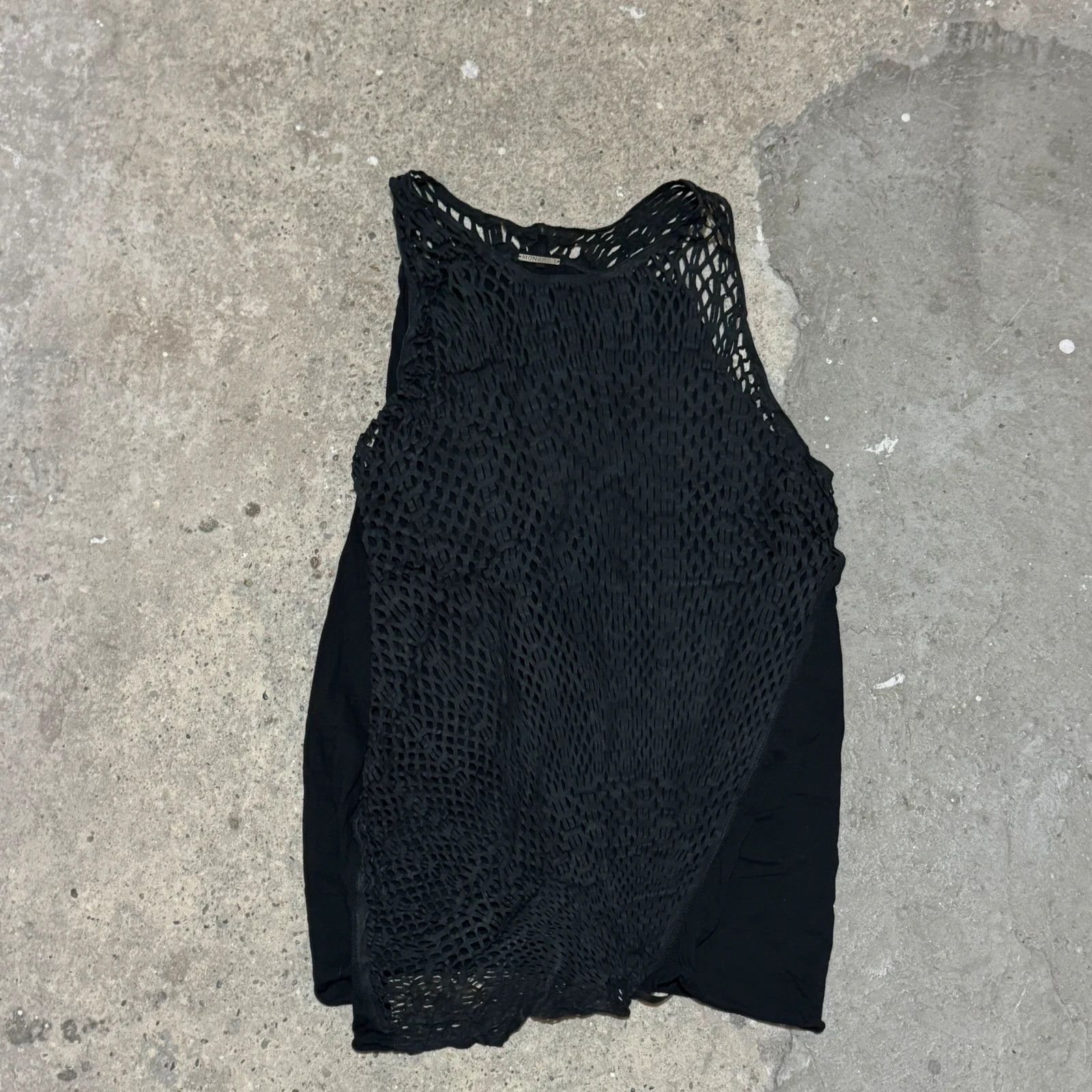 Other Monarc 1 leather cotton jersey top Size S / US 4 / IT 40 - 1 Thumbnail