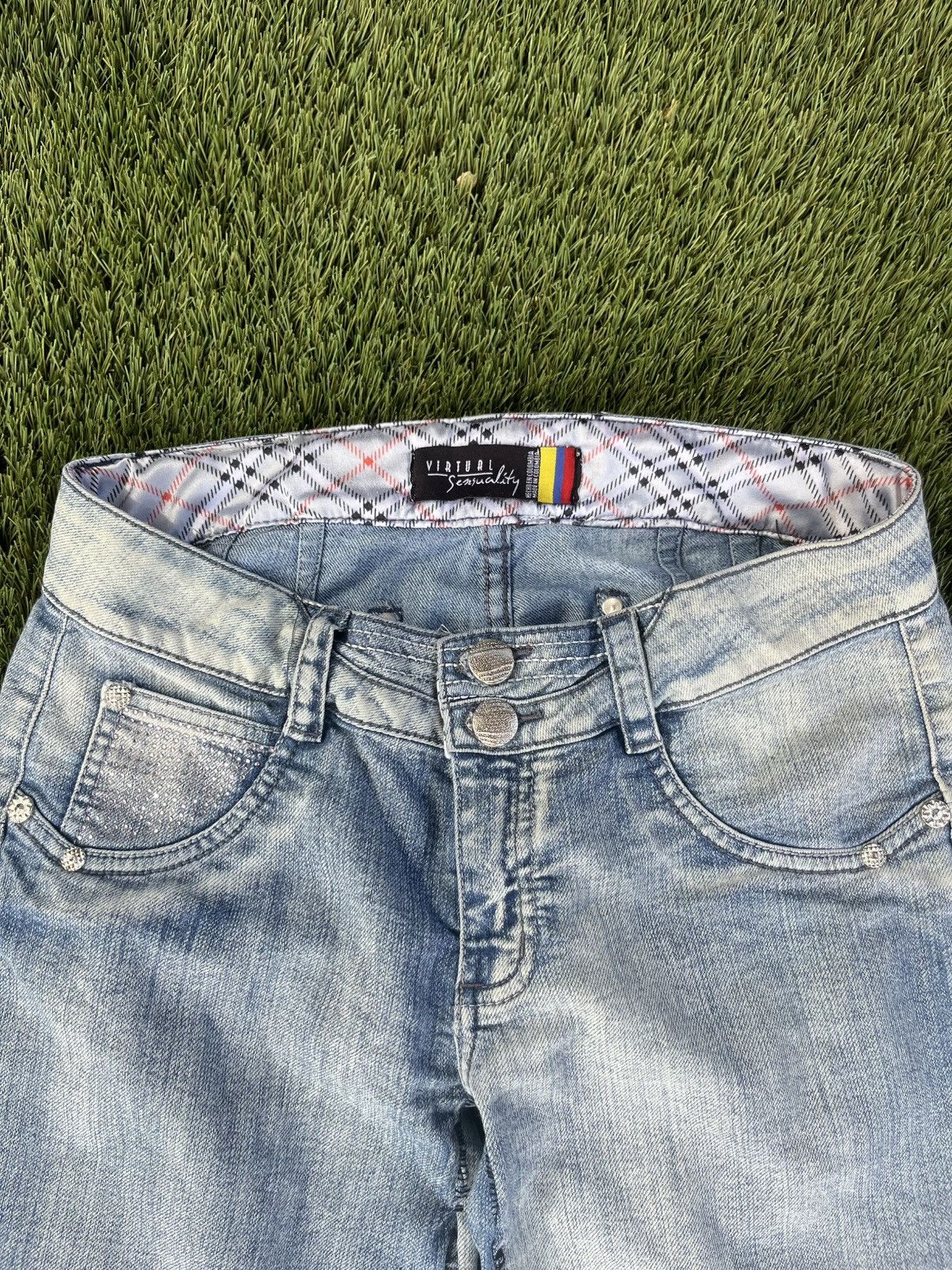 Other Low rise virtual jeans Size 28" / US 6 / IT 42 - 2 Thumbnail
