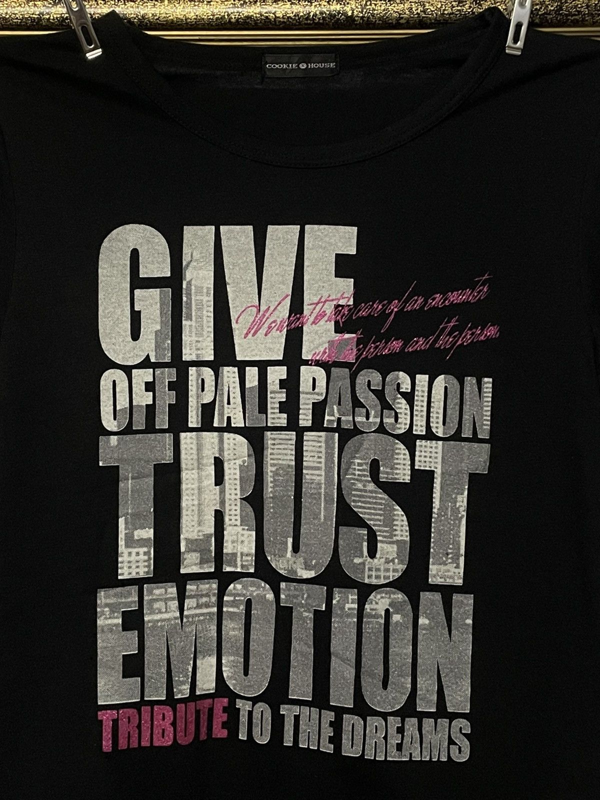 Japanese Brand Vintage Japan Designer Cookie House Trust Emotion Poem Tee Size US S / EU 44-46 / 1 - 3 Thumbnail
