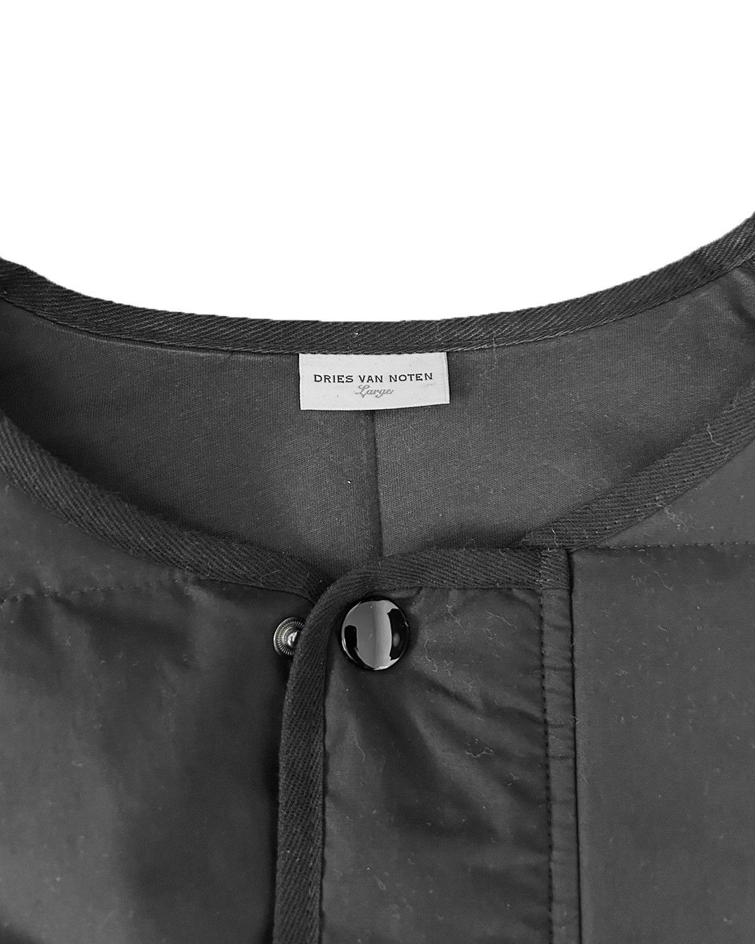 Dries Van Noten Dries Van noten quilted jacket in black Size US L / EU 52-54 / 3 - 4 Thumbnail