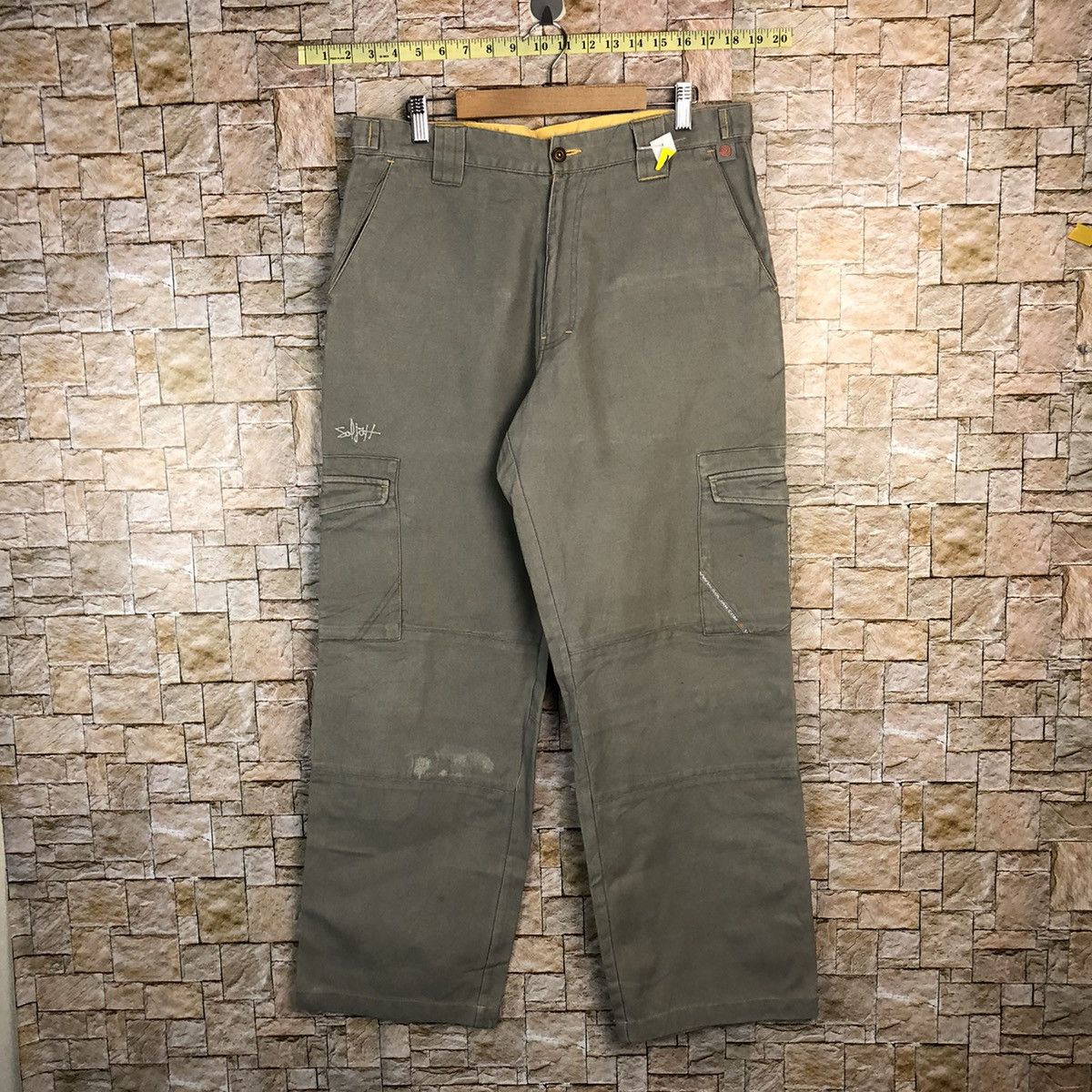Japanese Brand Soljan Grey tactical utility Cargo Multipocket Pants #A357 Size US 32 / EU 48 - 1 Thumbnail