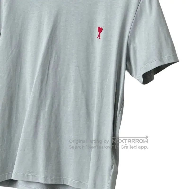 AMI AMI Summer Light Blue Embroidered T-Shirt . Size US XS / EU 42 / 0 - 4 Thumbnail