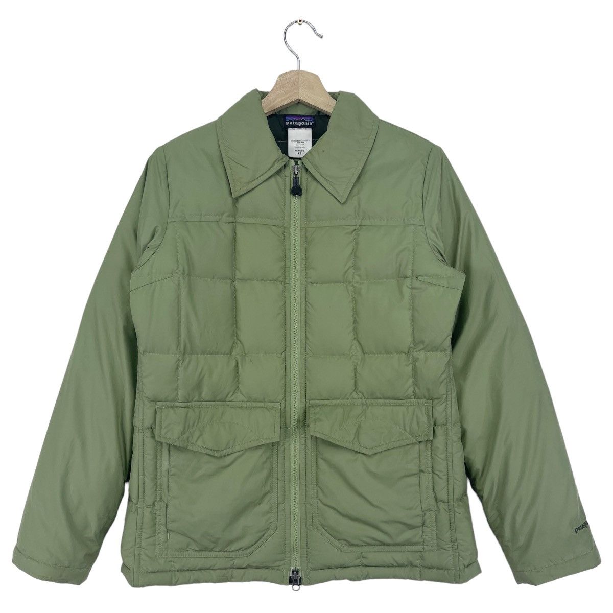Patagonia × Vintage Patagonia Olive Green Puffer Size S / US 4 / IT 40 - 1 Thumbnail