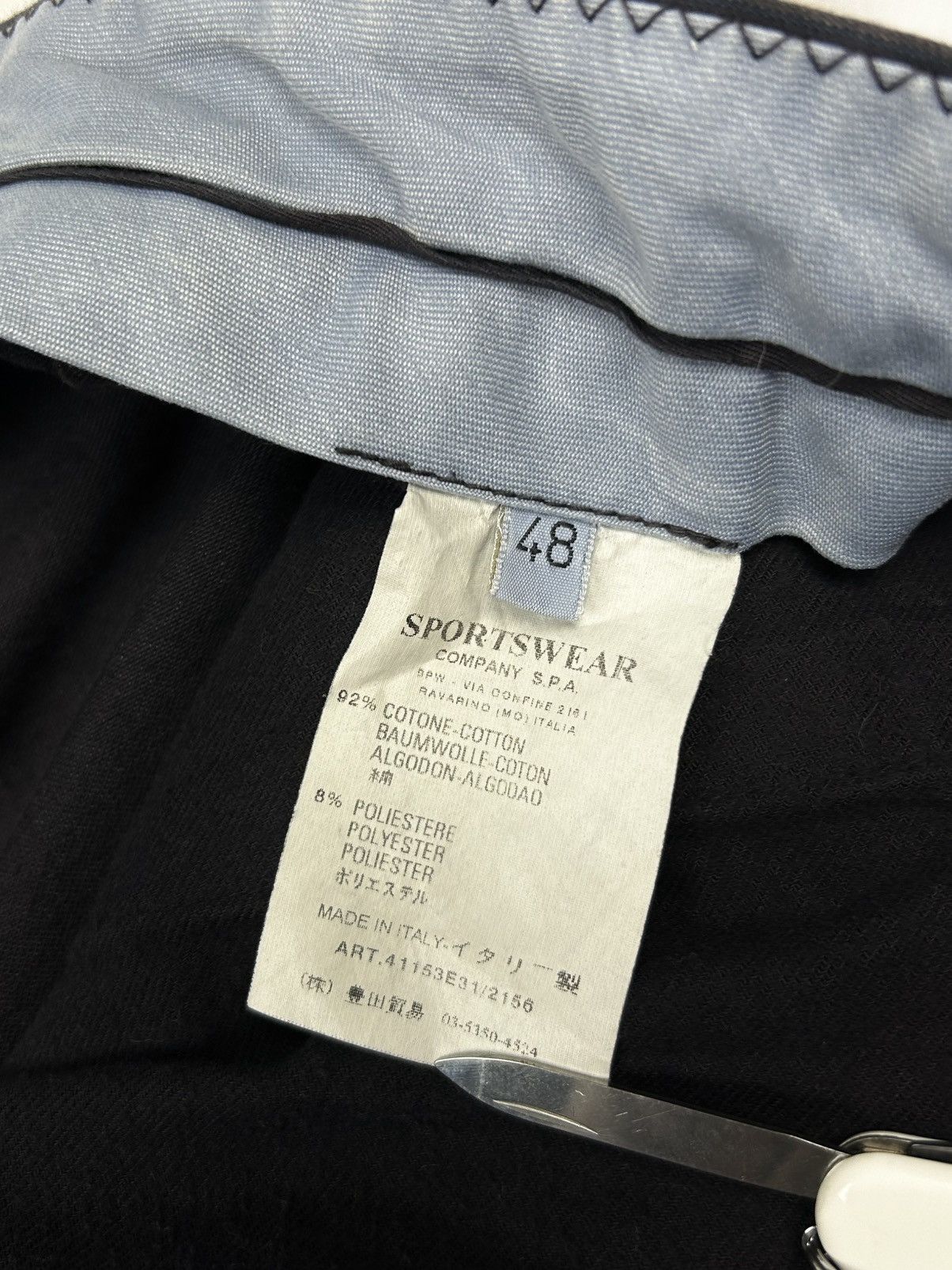 C.P. Company × Left Hand × Stone Island Vintage Stone Island Casual Trousers Italy Designer Size US 32 / EU 48 - 14 Thumbnail