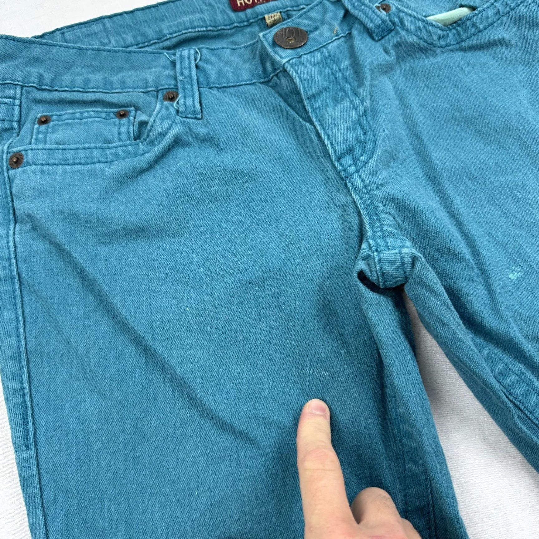 Vintage VINTAGE Y2K Hot Kiss Jeans Womens 11 Blue Flared Punk Hipster Hallie 2000s Grunge Size 32" / US 10 / IT 46 - 3 Thumbnail