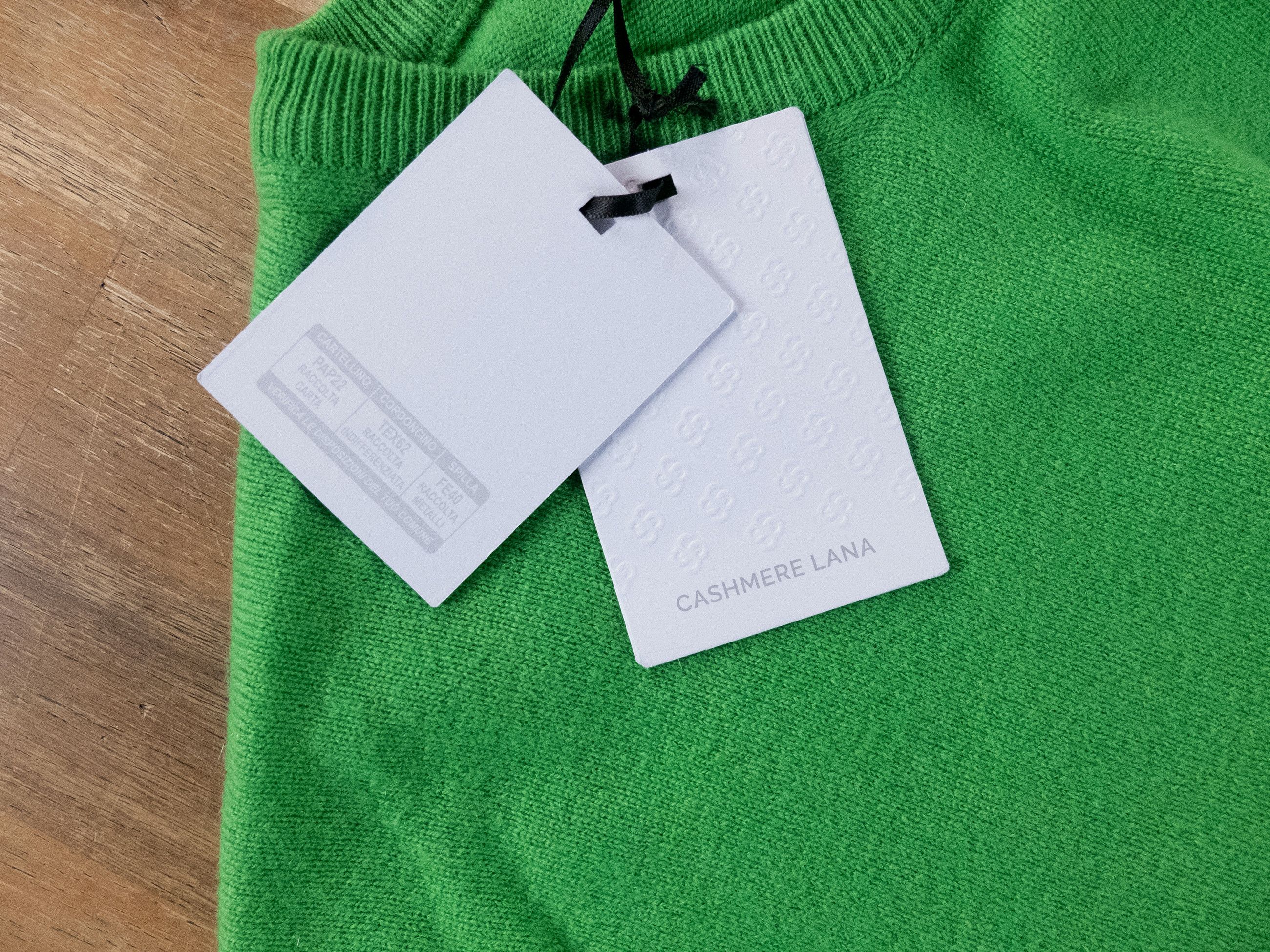 Gran Sasso GRAN SASSO green crewneck wool cashmere sweater Size 3XL Size US XXL / EU 58 / 5 - 3 Thumbnail