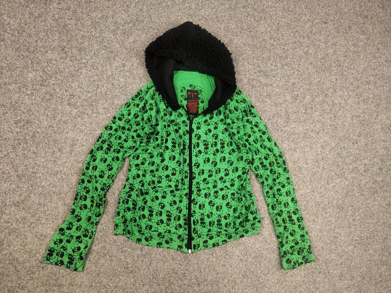 If Six Was Nine Vintage Punk Org If Six Was Nine Style Skeleton Zip Hoodie Size M / US 6-8 / IT 42-44 - 9 Thumbnail
