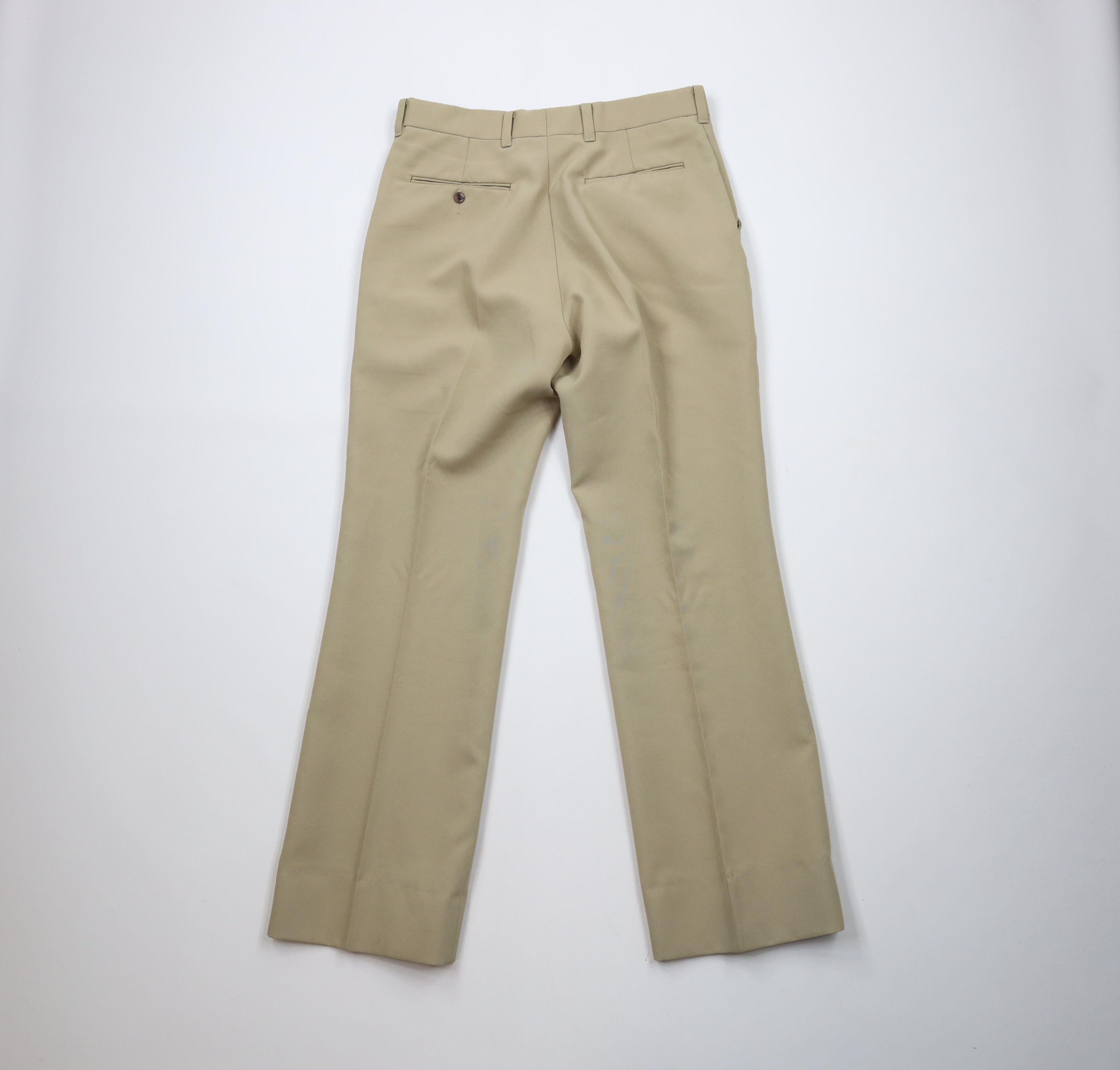 Vintage Vintage 70s Streetwear Knit Flared Wide Leg Chino Pants USA Size US 31 - 9 Thumbnail