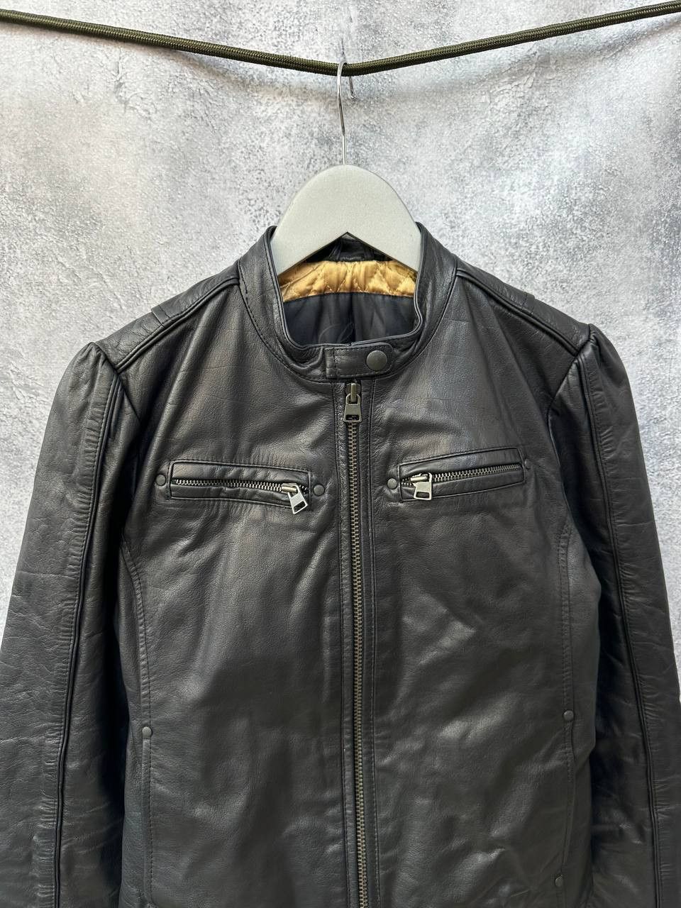 Levi's Vintage Clothing Levi's Black Leather Biker Jacket Quilted Lining Vintage 00s Size M / US 6-8 / IT 42-44 - 5 Thumbnail
