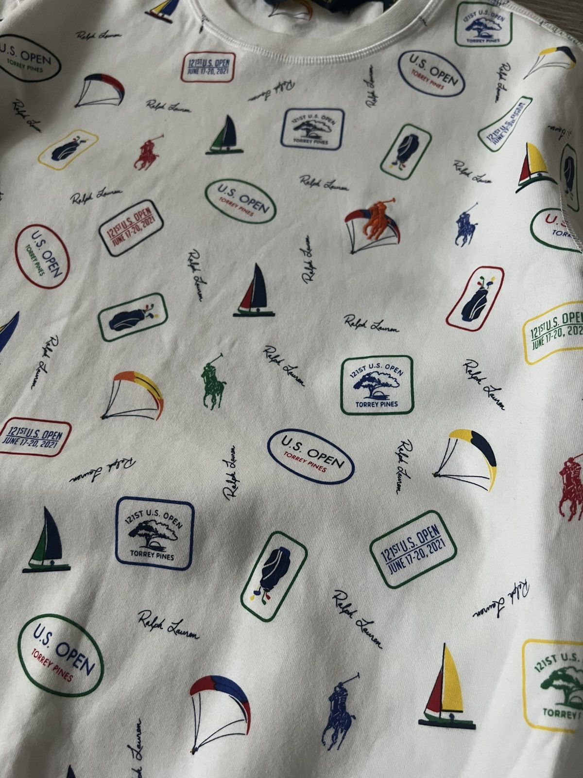 Polo Ralph Lauren × RLX Ralph Lauren ‼️Polo Ralph Lauren New Collection QR Tag Monogram Sweatshirt Size US XS / EU 42 / 0 - 12 Thumbnail