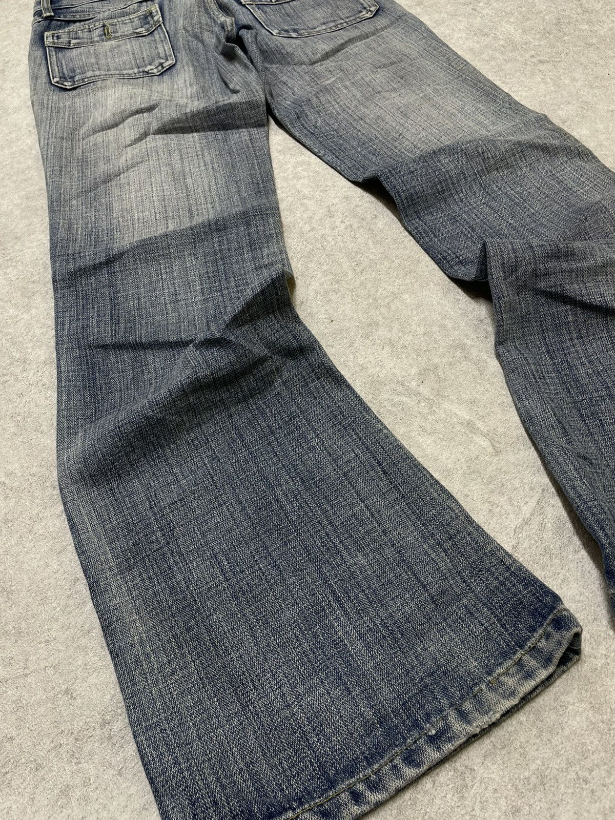 If Six Was Nine Diesel Ifsixwasnine Style Flare Denim Rockstar Grail LGB Size US 29 - 9 Thumbnail