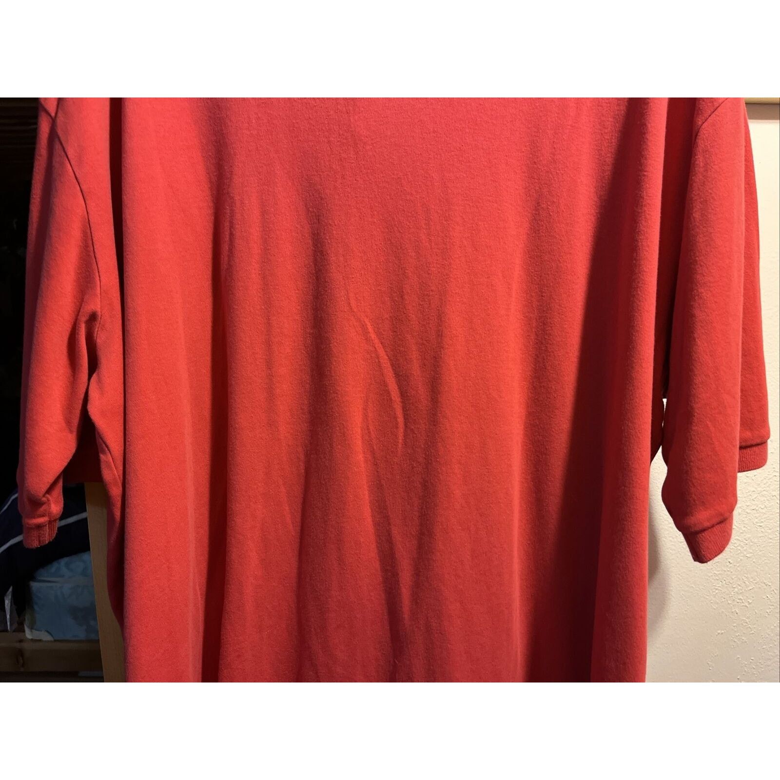 Polo Ralph Lauren Polo Ralph Lauren Men XXLT Red 1/4 Button Cotton Polo Shirt Size US XXL / EU 58 / 5 - 13 Thumbnail