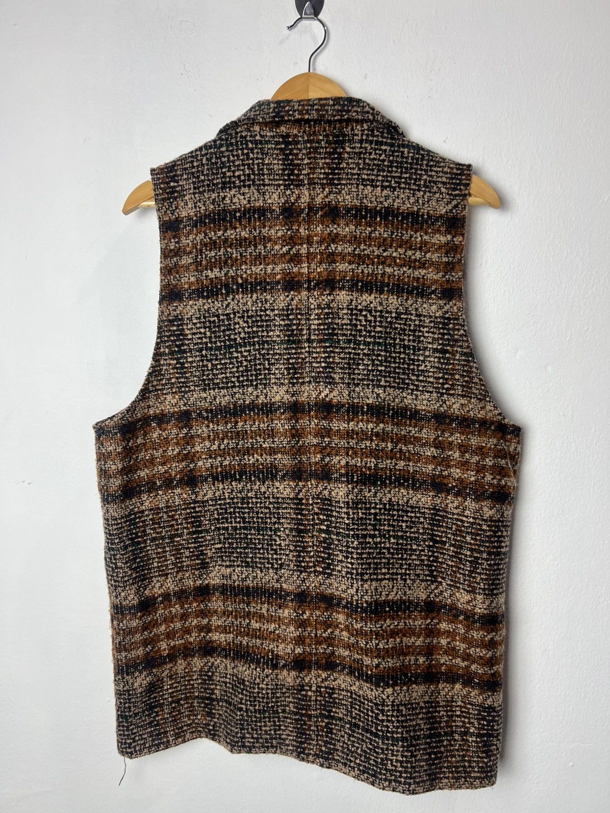 Vintage Vintage Liroluce Tweed Houndstooth Plaid Pattern Vest Size US L / EU 52-54 / 3 - 2 Thumbnail
