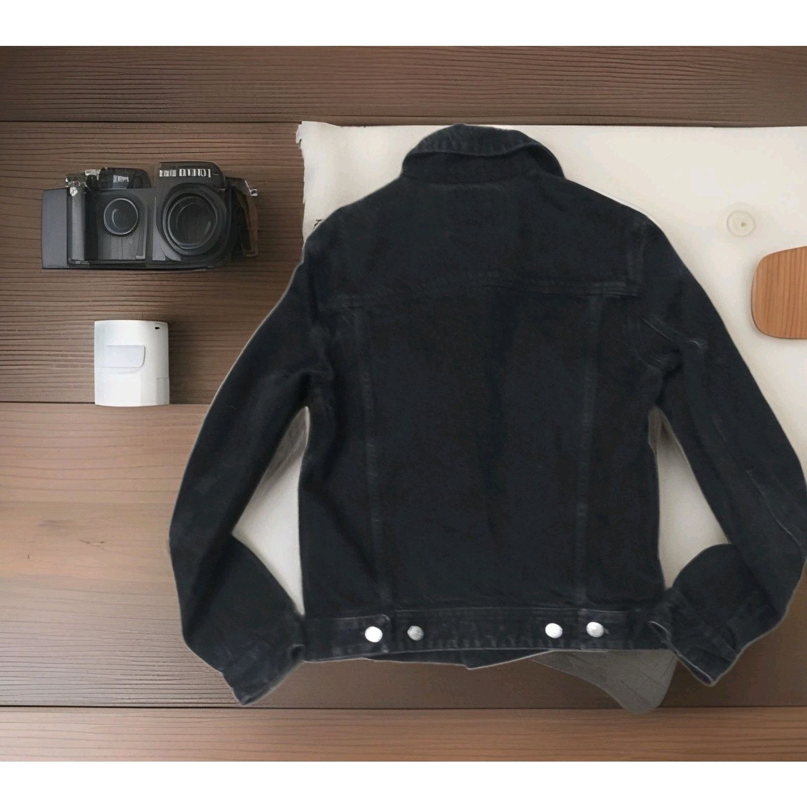 Acne Studios Acne Studios Bla Konst Denim Jacket In Pass Black 44 Size US S / EU 44-46 / 1 - 2 Thumbnail