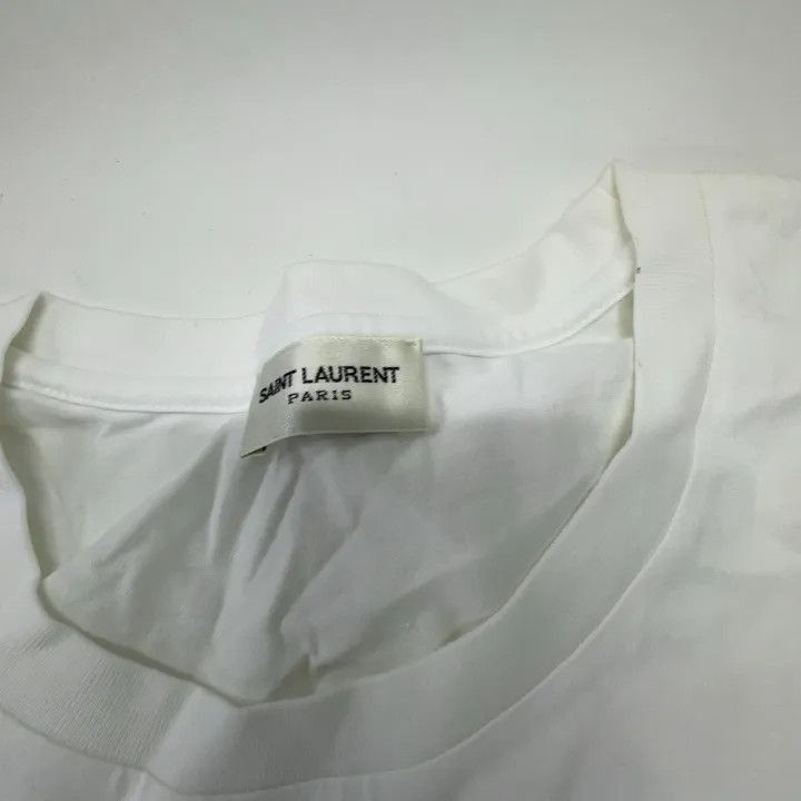 Saint Laurent Paris Saint Laurent SS21 Logo Cotton T-Shirt for Women -2507 Size L / US 10 / IT 46 - 1 Thumbnail